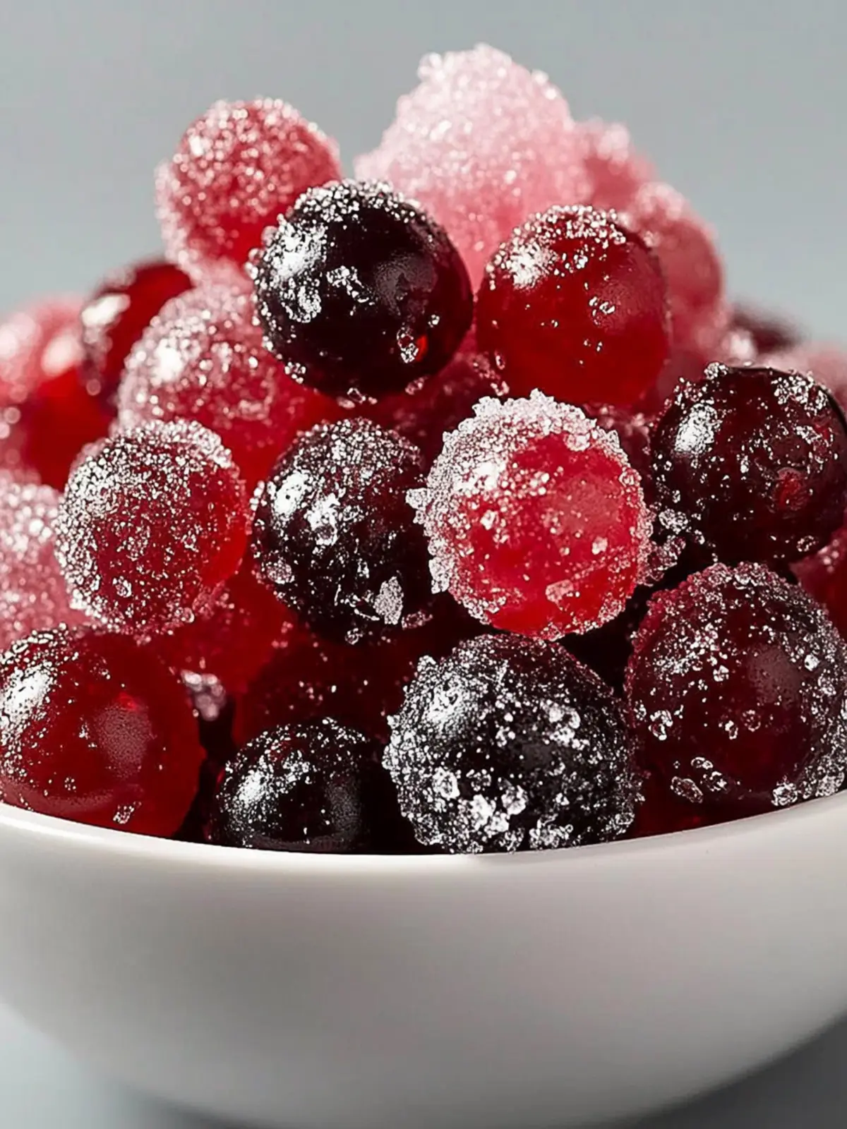 Candied Cranberry Sugar Snack