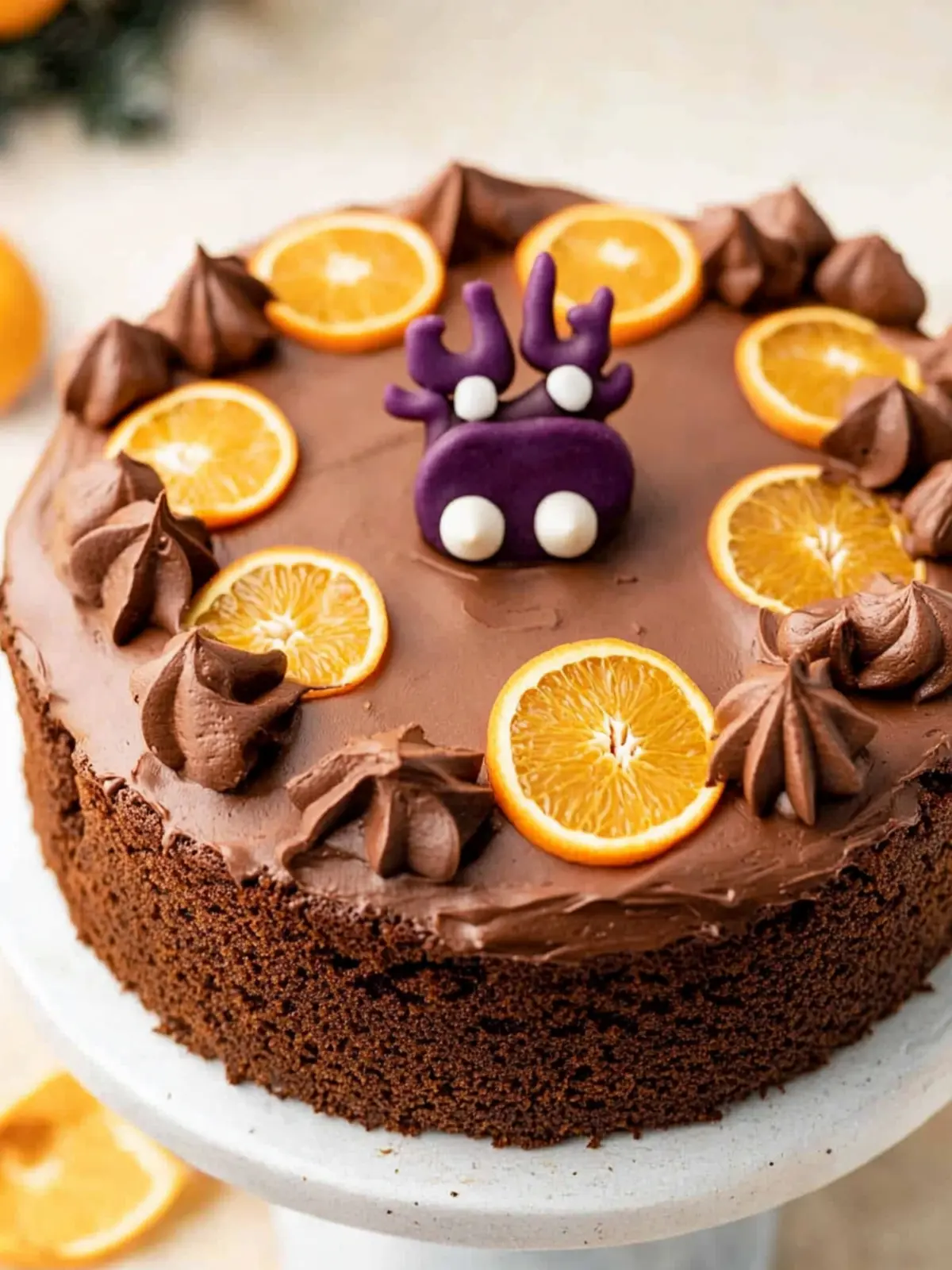 Chocolate Orange Reindeer Cake