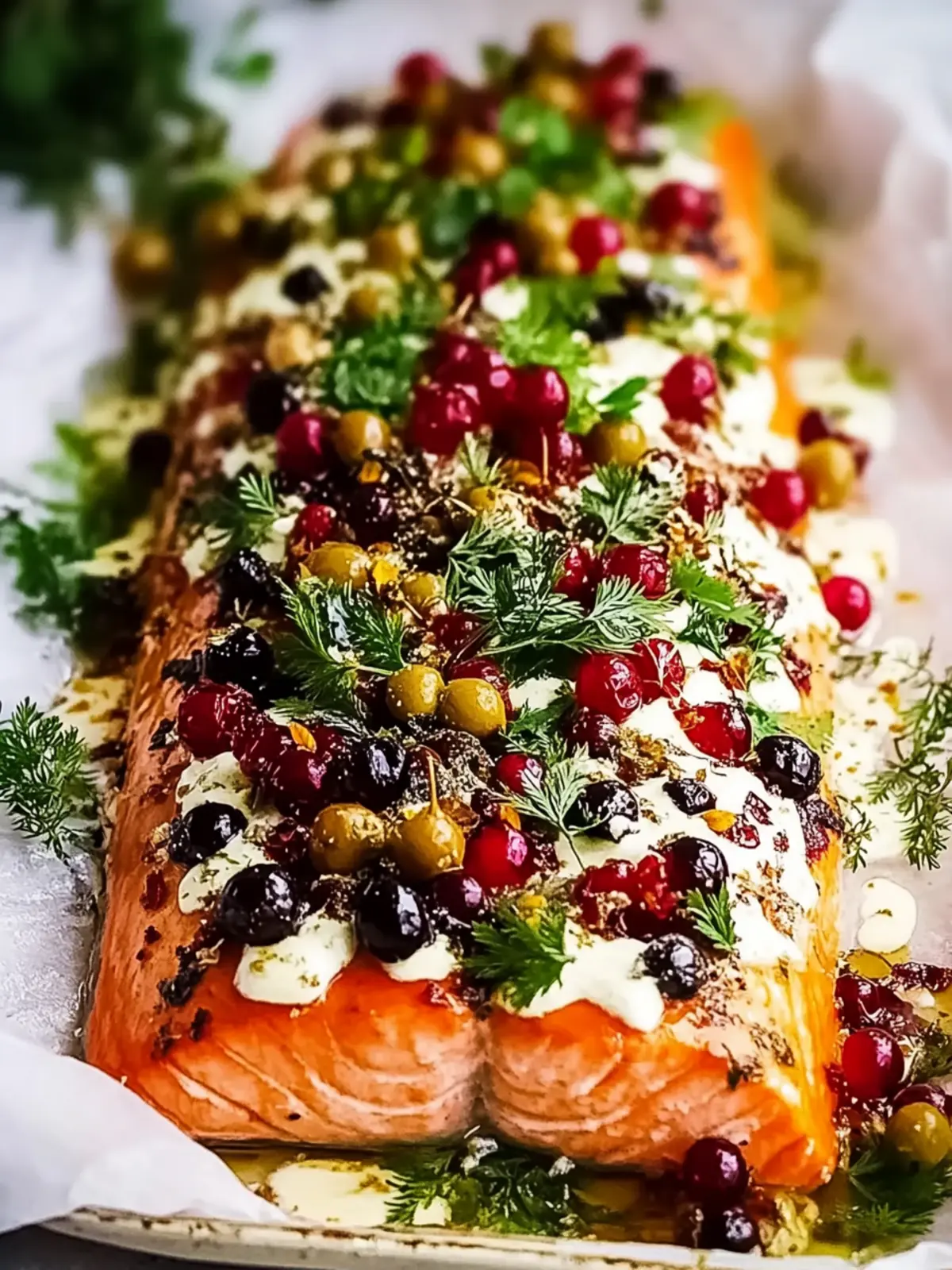 Christmas Baked Salmon