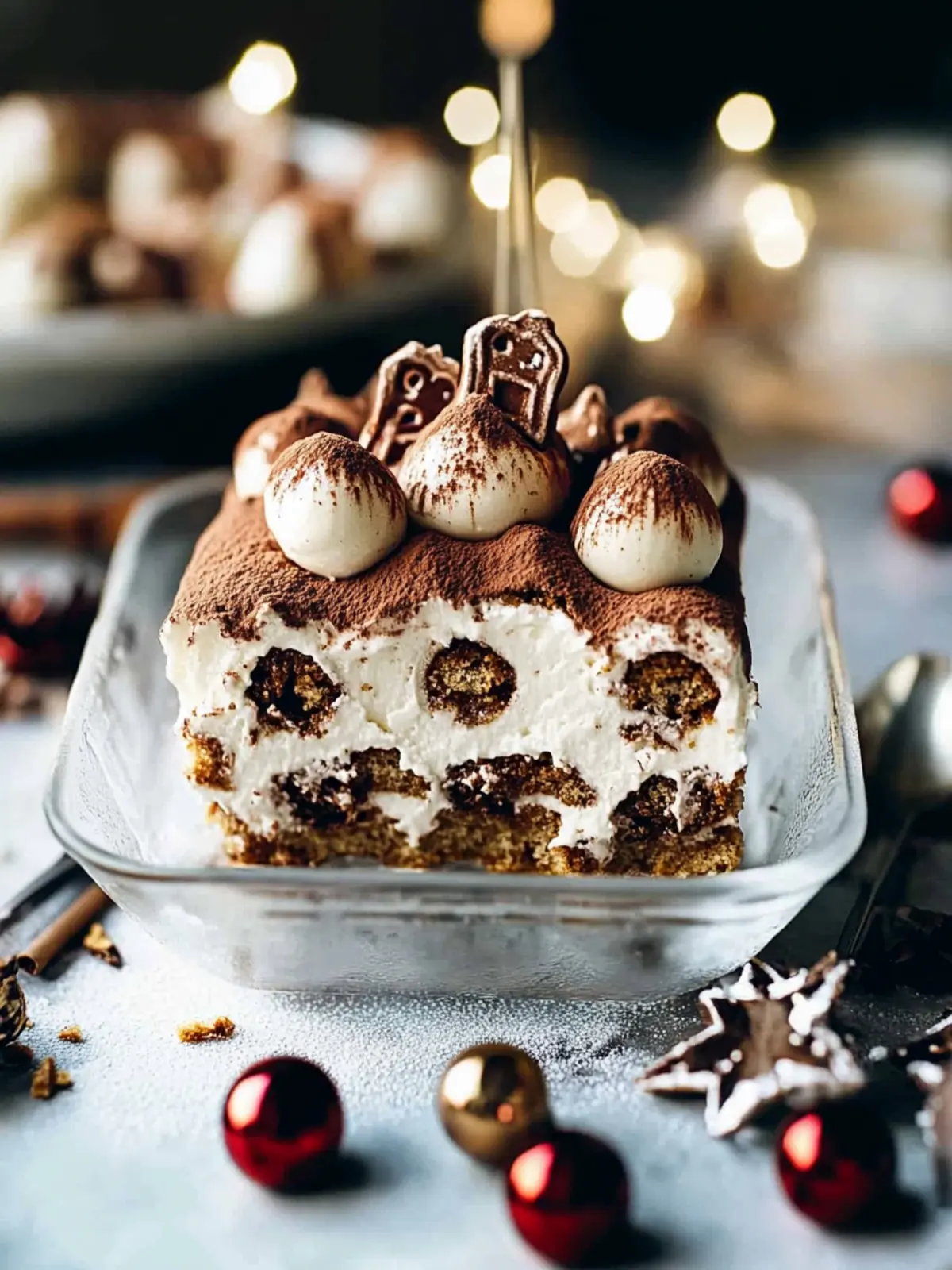 Eggnog Gingerbread Tiramisu