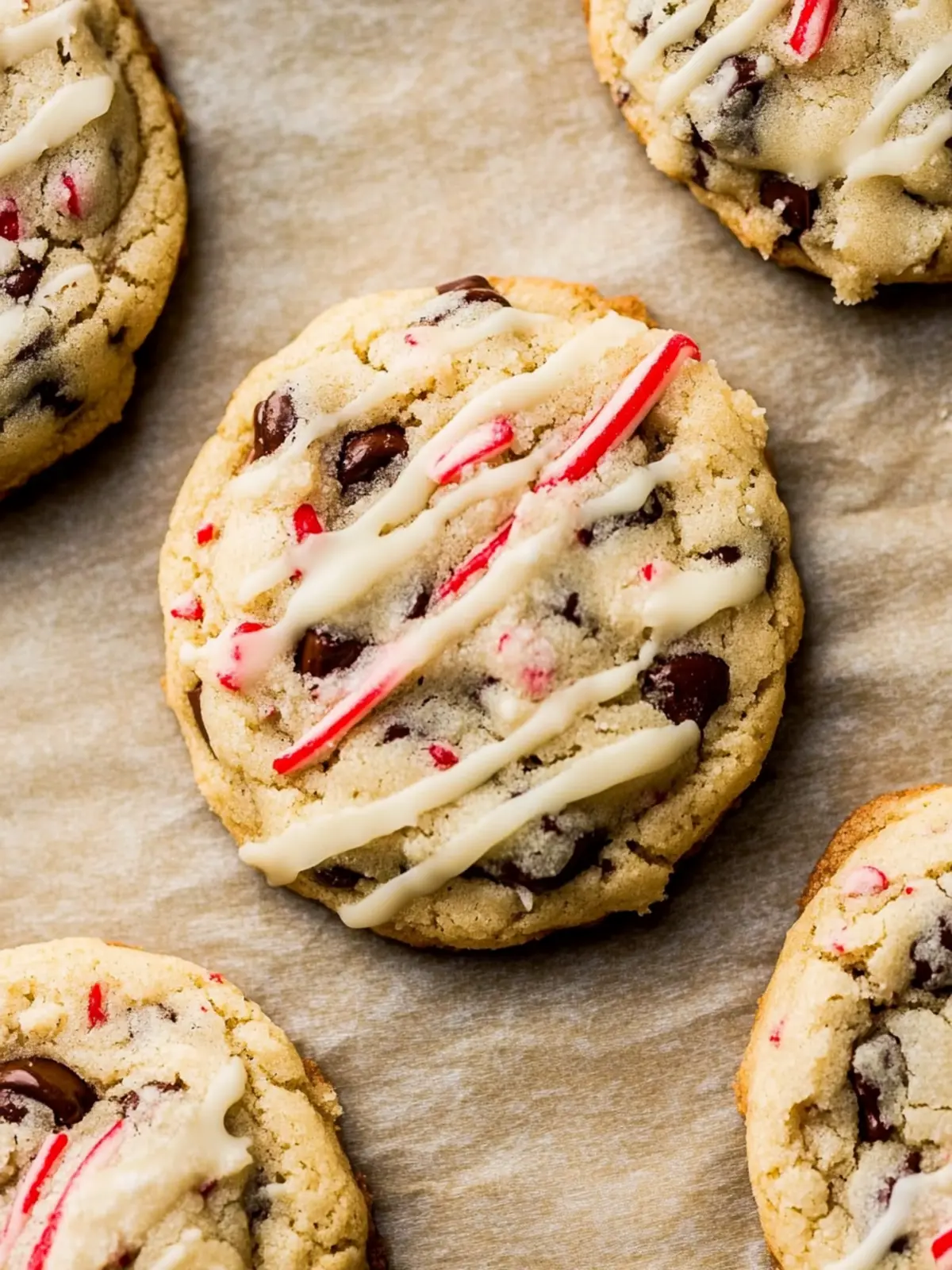 Peppermint Chocolate Chip Cookies