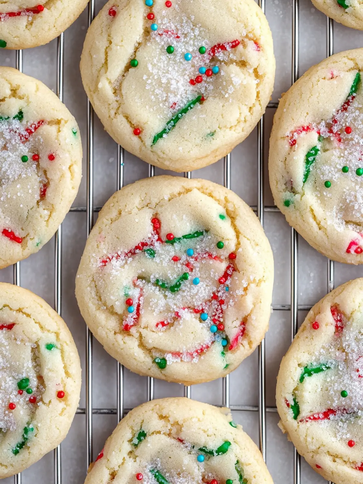 Christmas Sprinkle Sugar Cookies