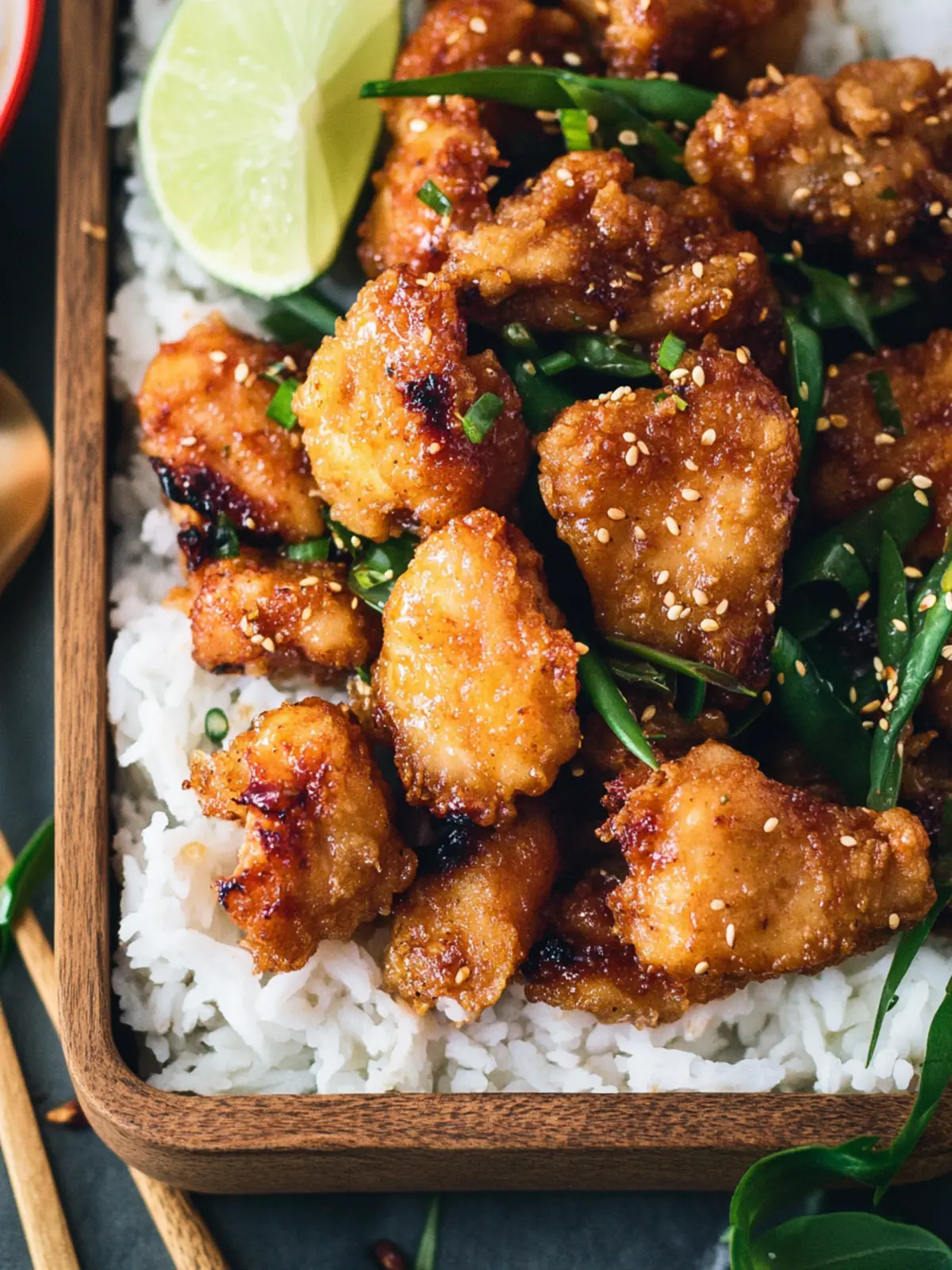 Hawaiian Fried Garlic Chicken