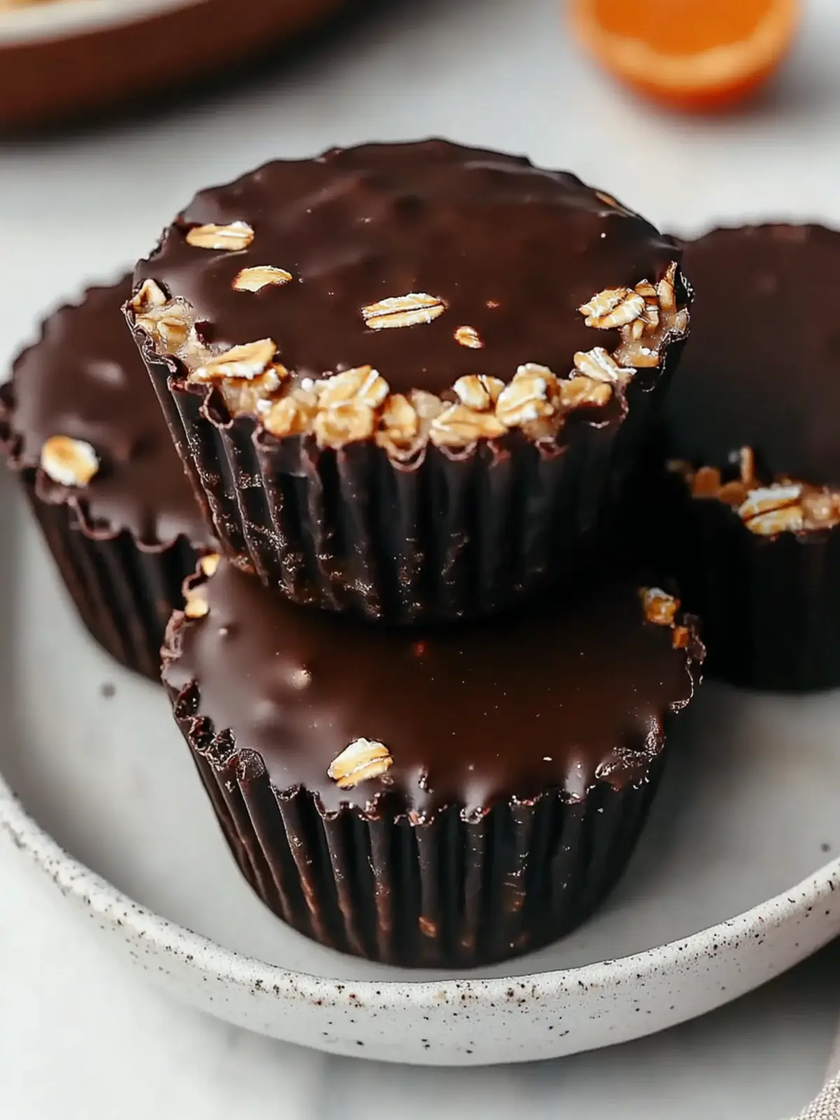 Dark Chocolate Oatmeal Cups