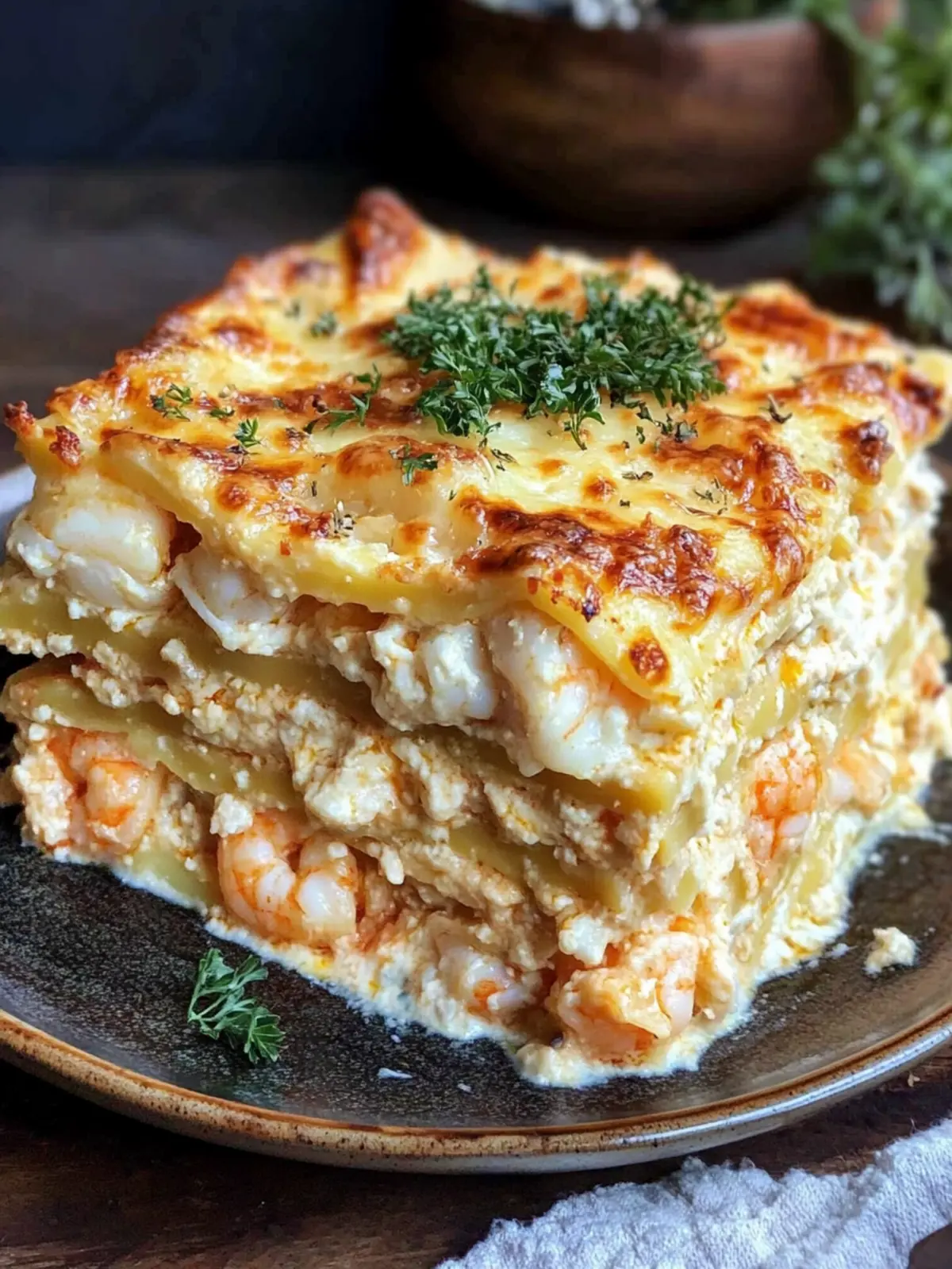 Shrimp Crab Lasagna