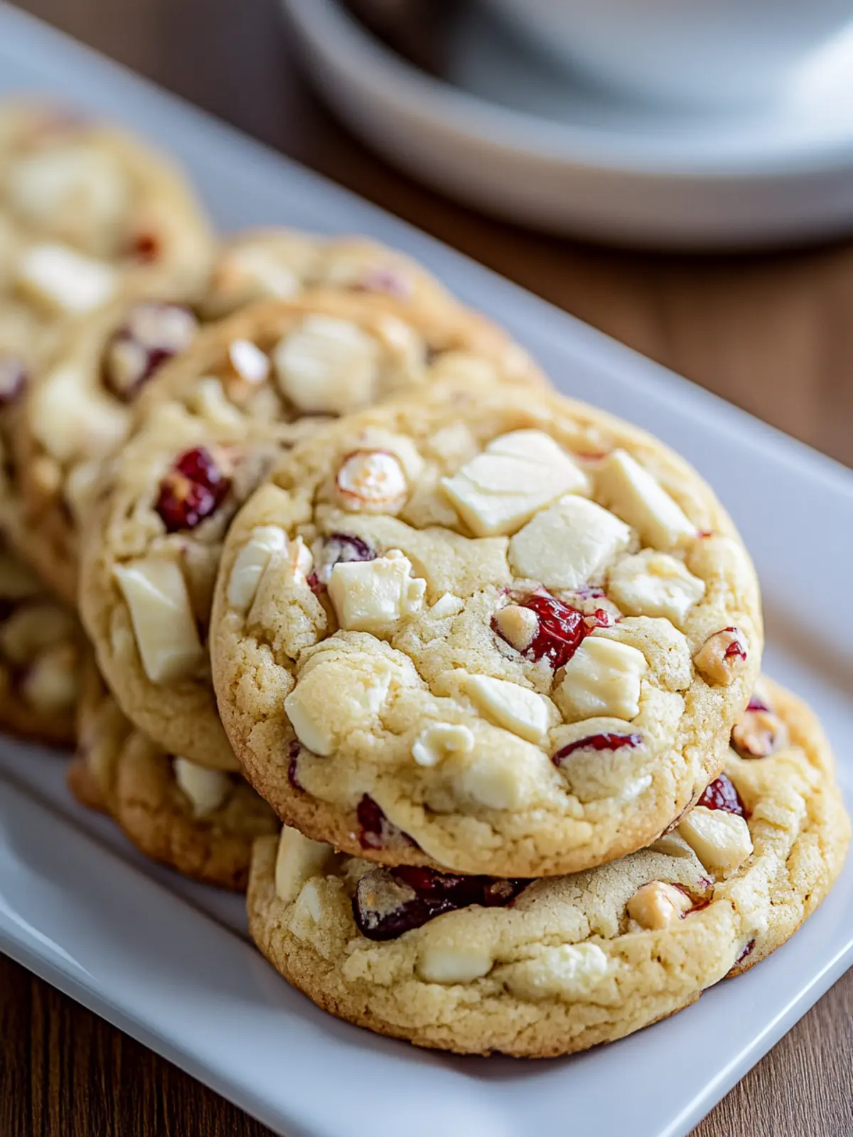 White Chocolate Cranberry Cookies