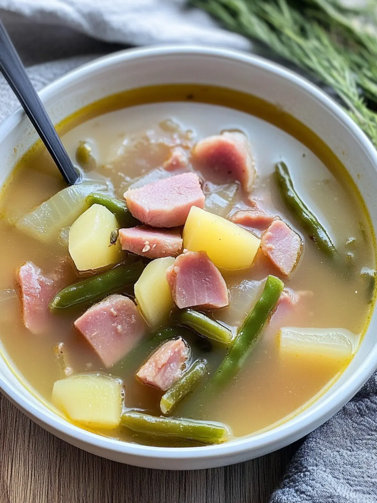 Ham and String Bean Soup