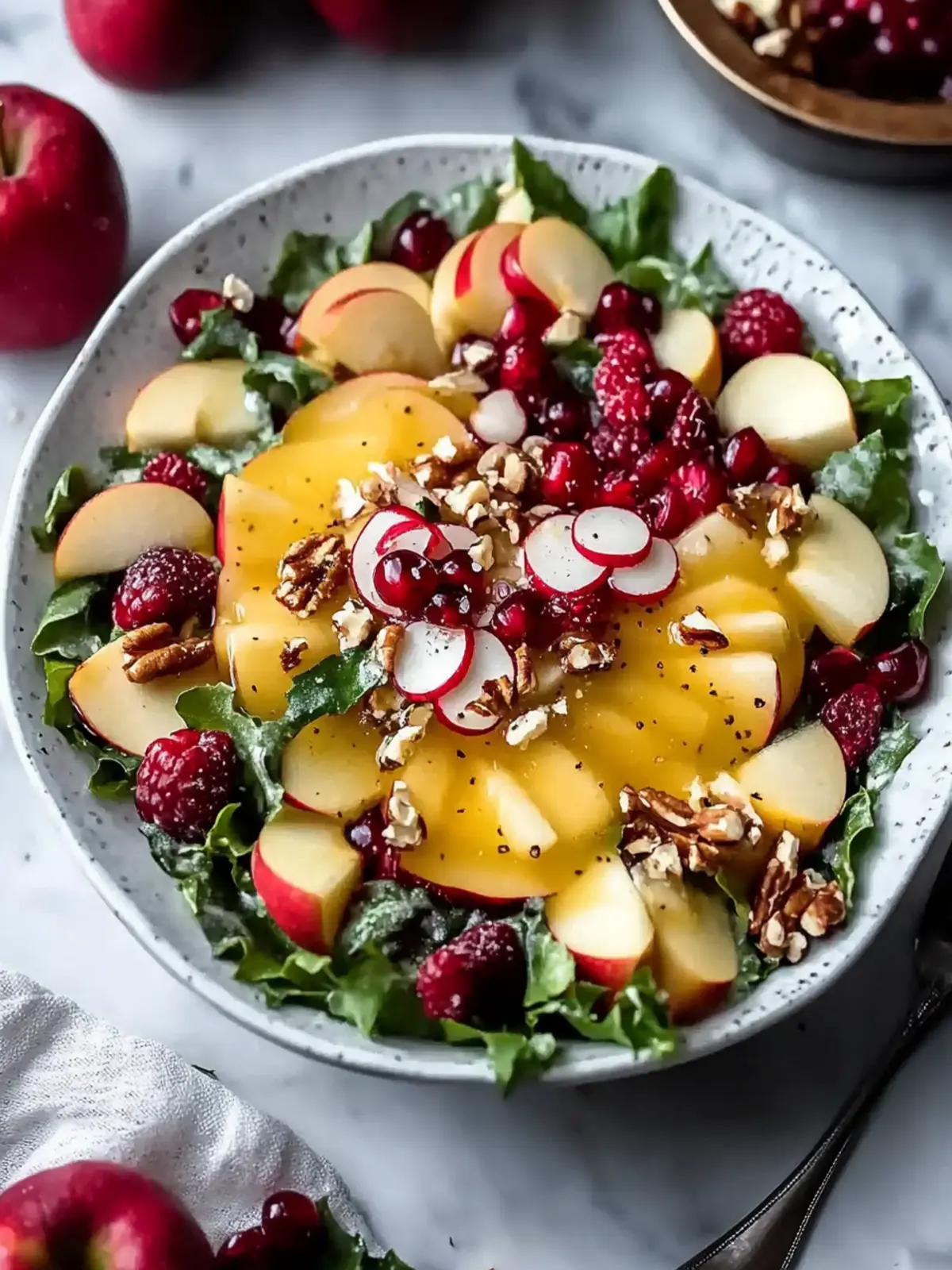 Sweet Christmas Apple Salad