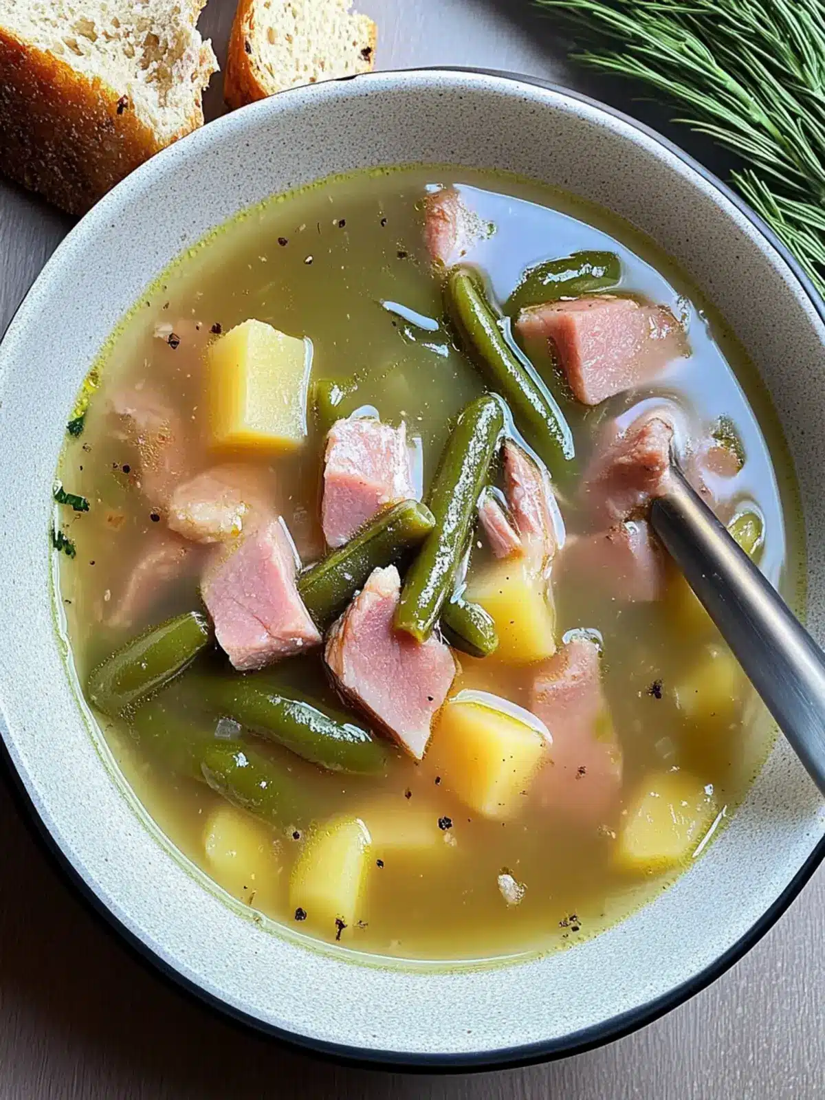Ham and String Bean Soup