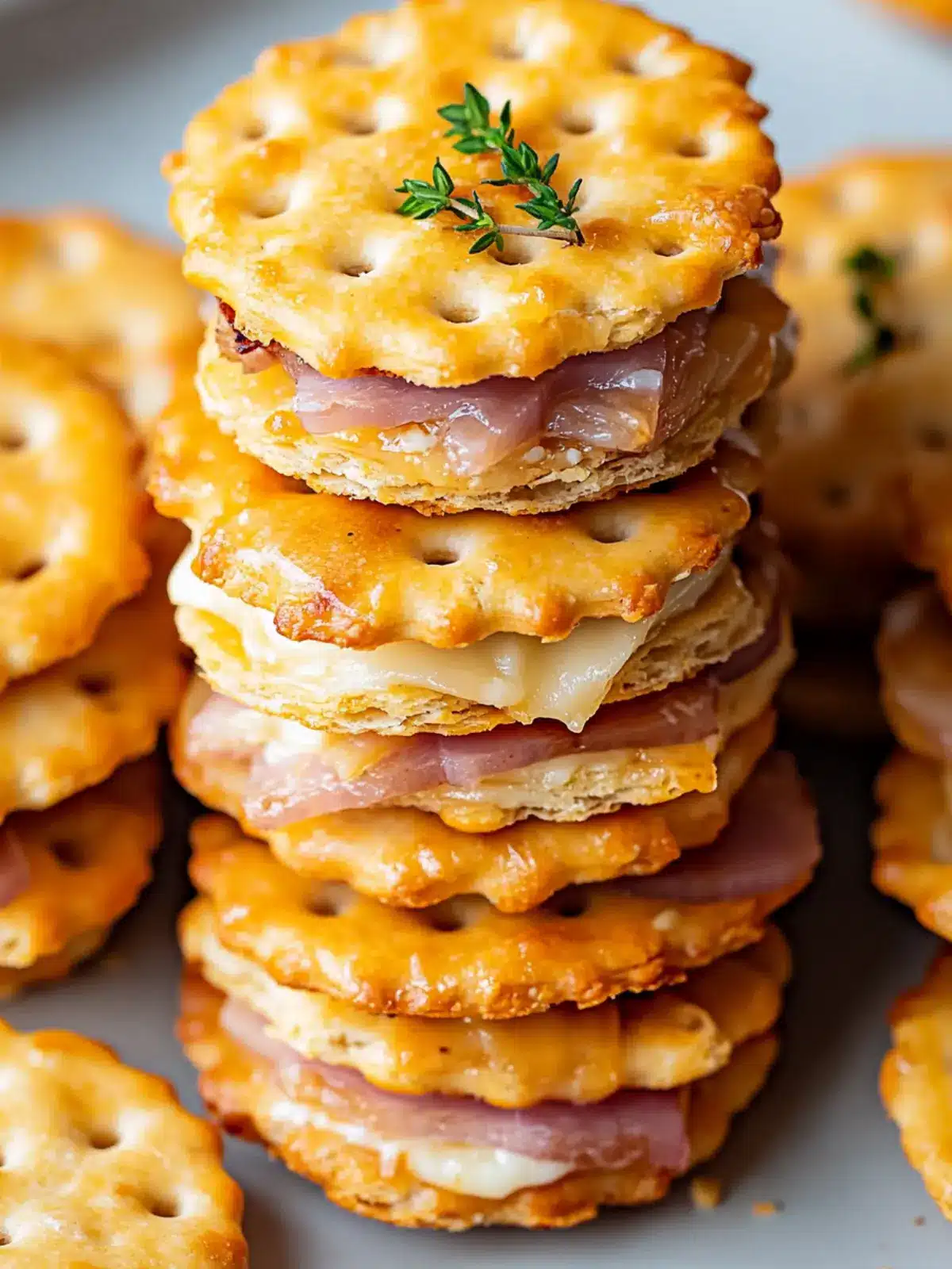 Ritz Cracker Party Sandwiches