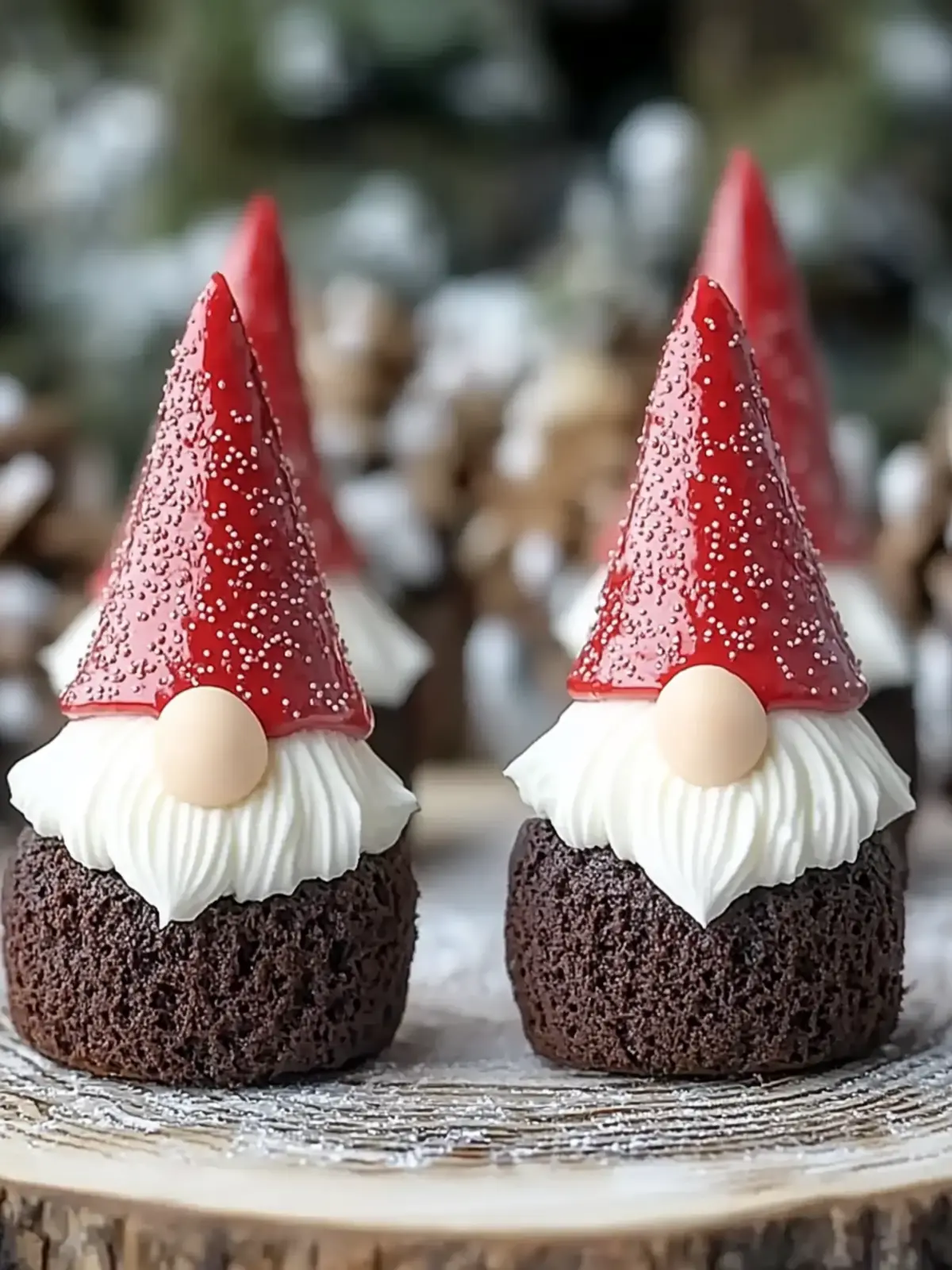 Brownie Bite Gnomes