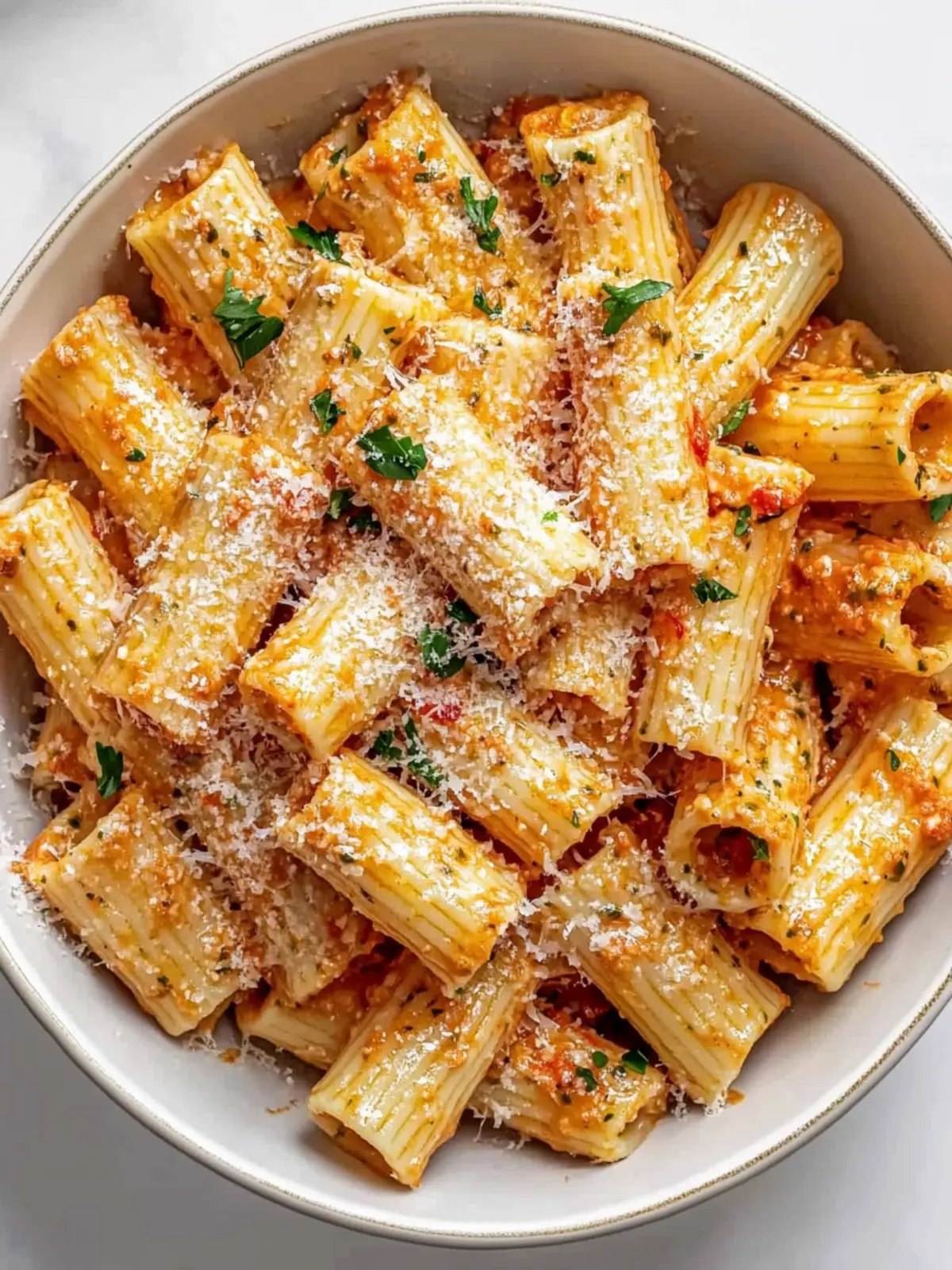 Cottage Cheese Rigatoni