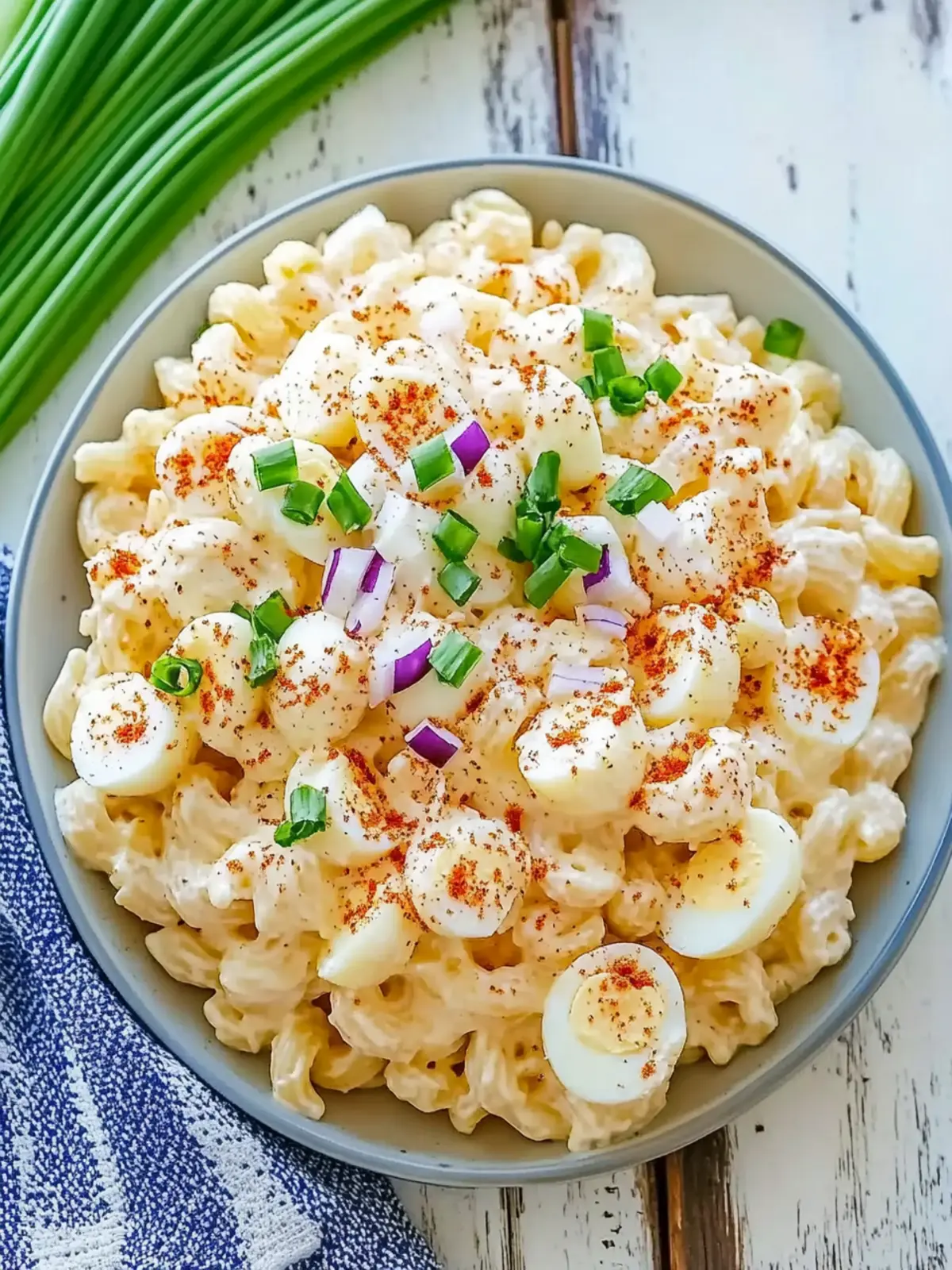 Tasty Deviled Eggs Pasta Salad