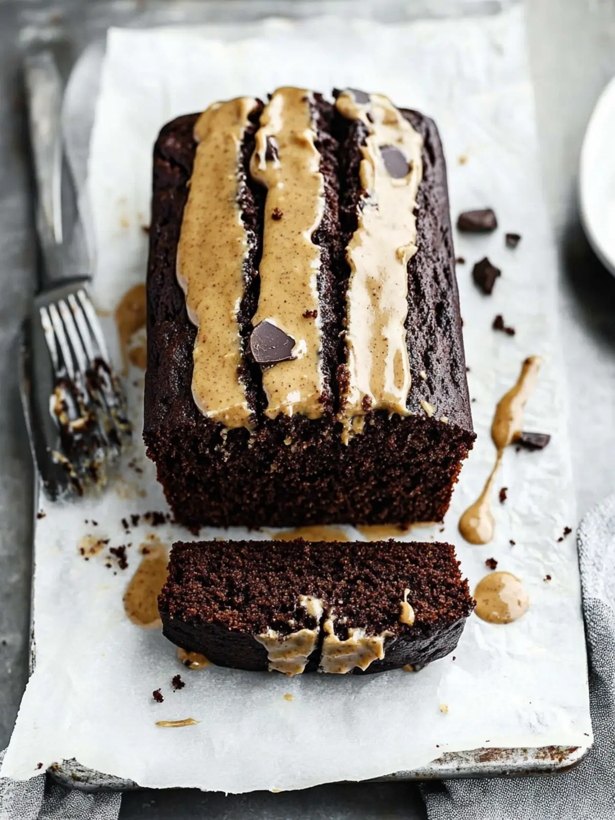 Chocolate Peanut Butter Banana Bread