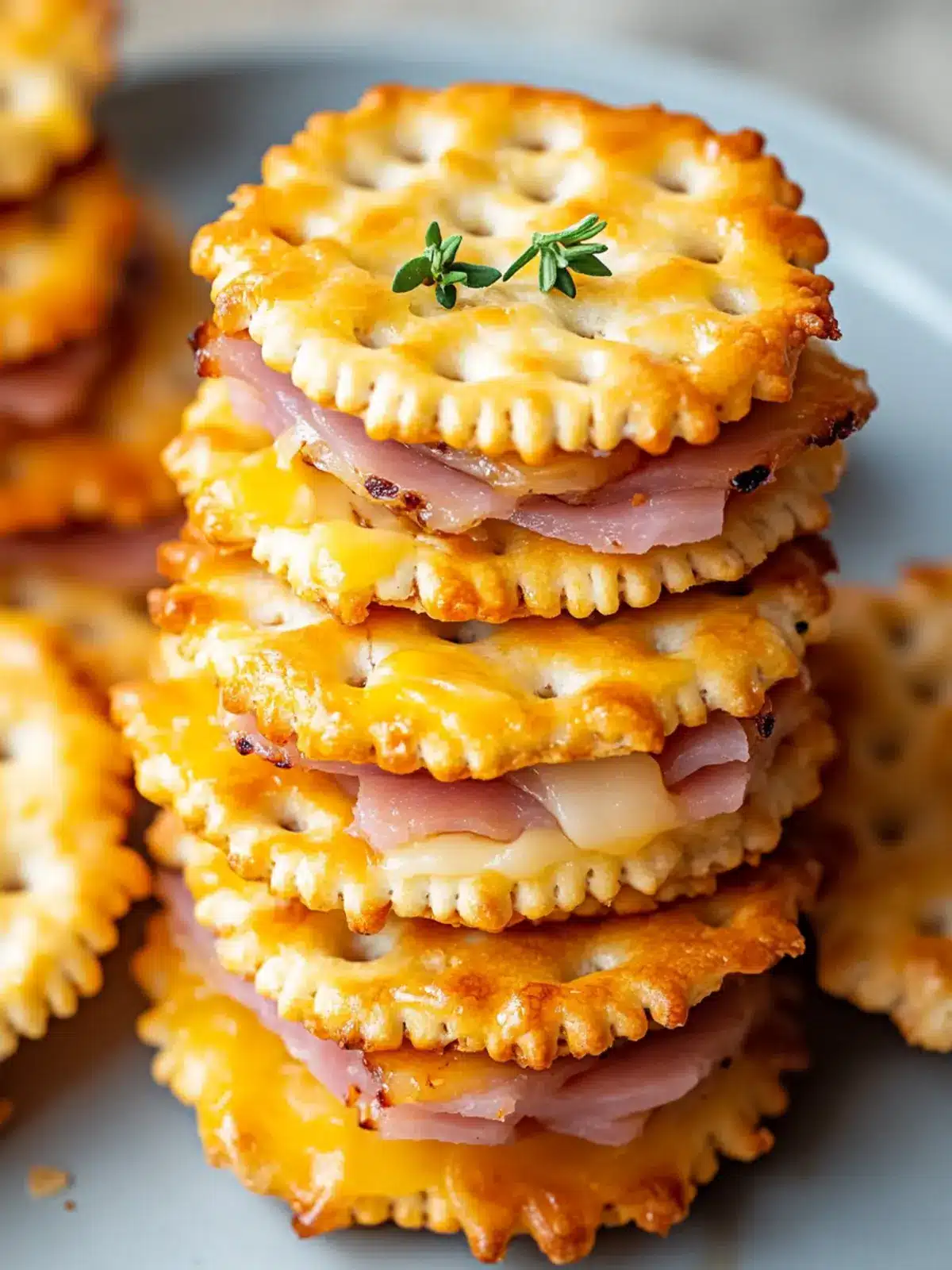 Ritz Cracker Party Sandwiches