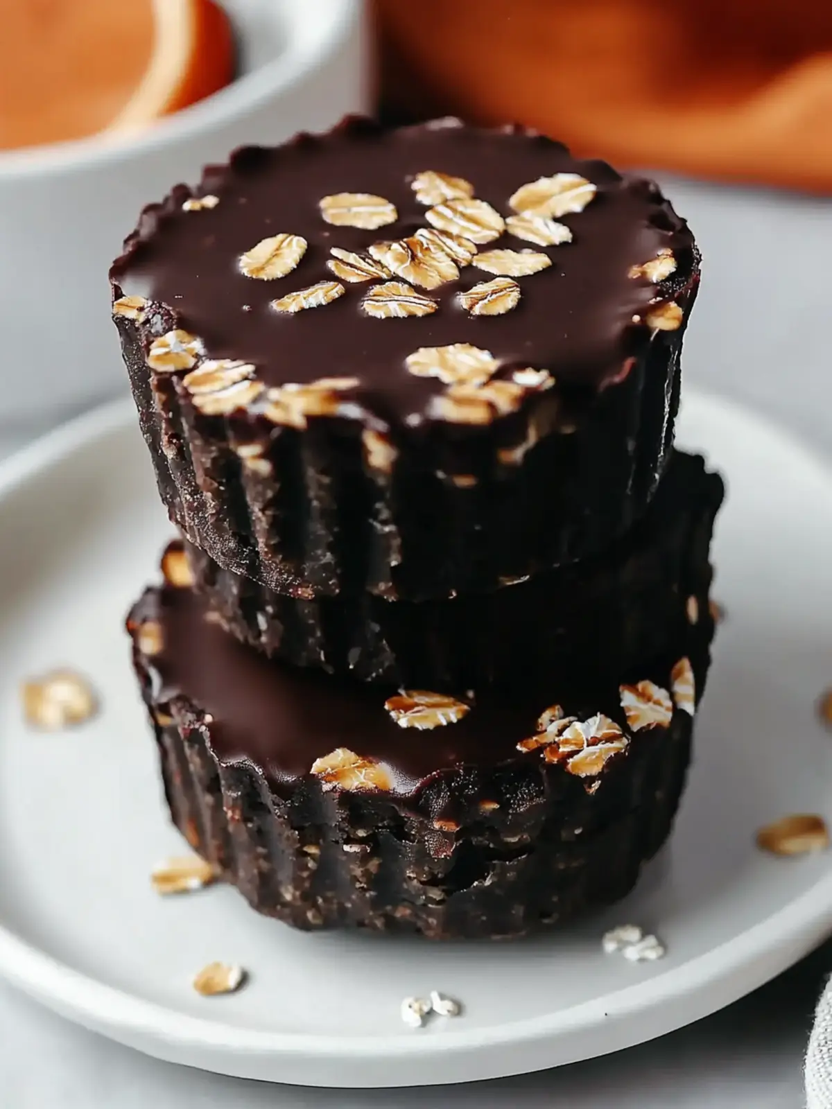 Dark Chocolate Oatmeal Cups