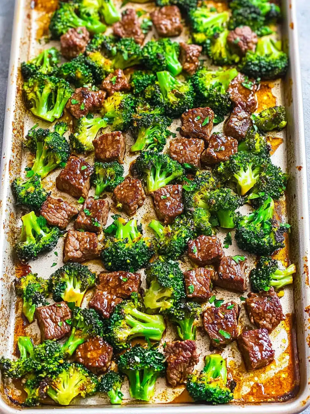 Sheet Pan Beef and Broccoli