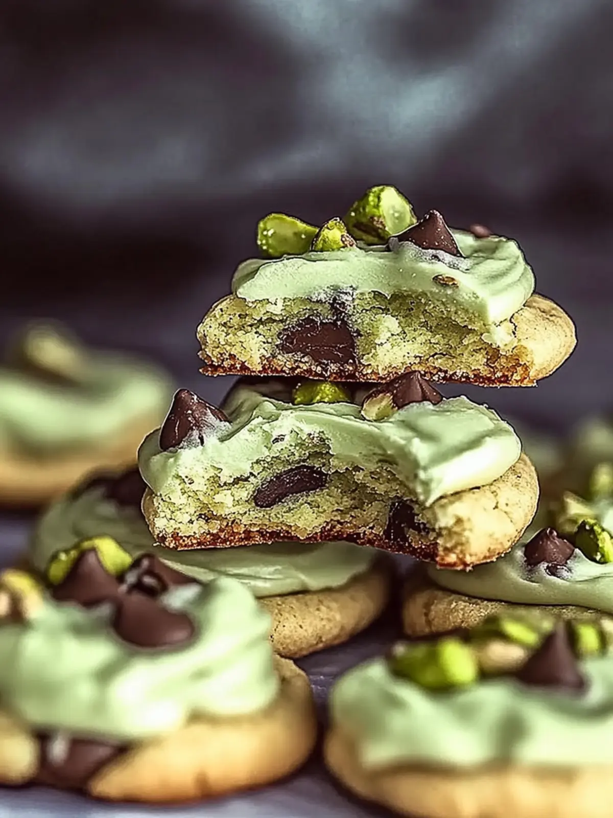 Pistachio Cream Cookies