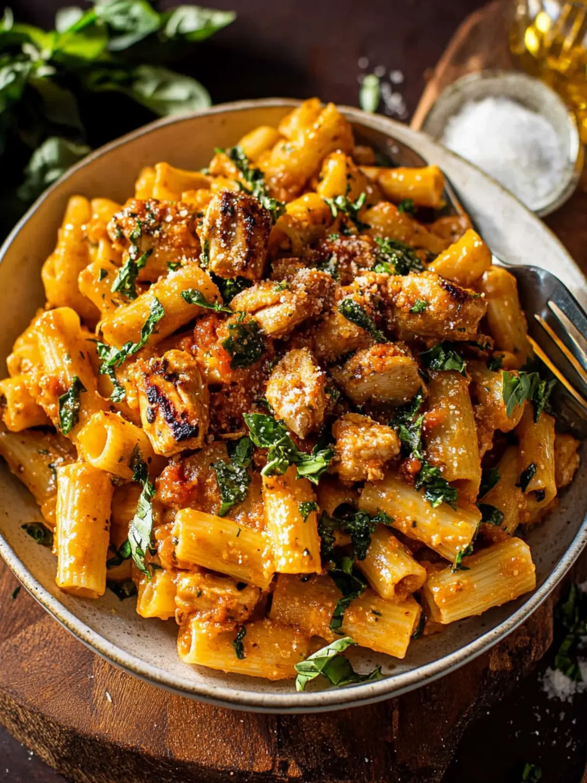 Spicy Tuscan Chicken Pasta