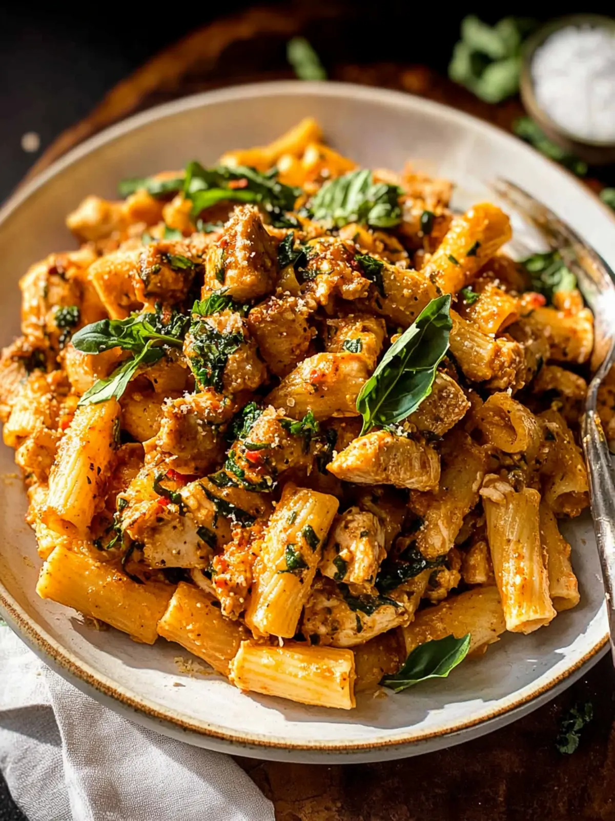 Spicy Tuscan Chicken Pasta