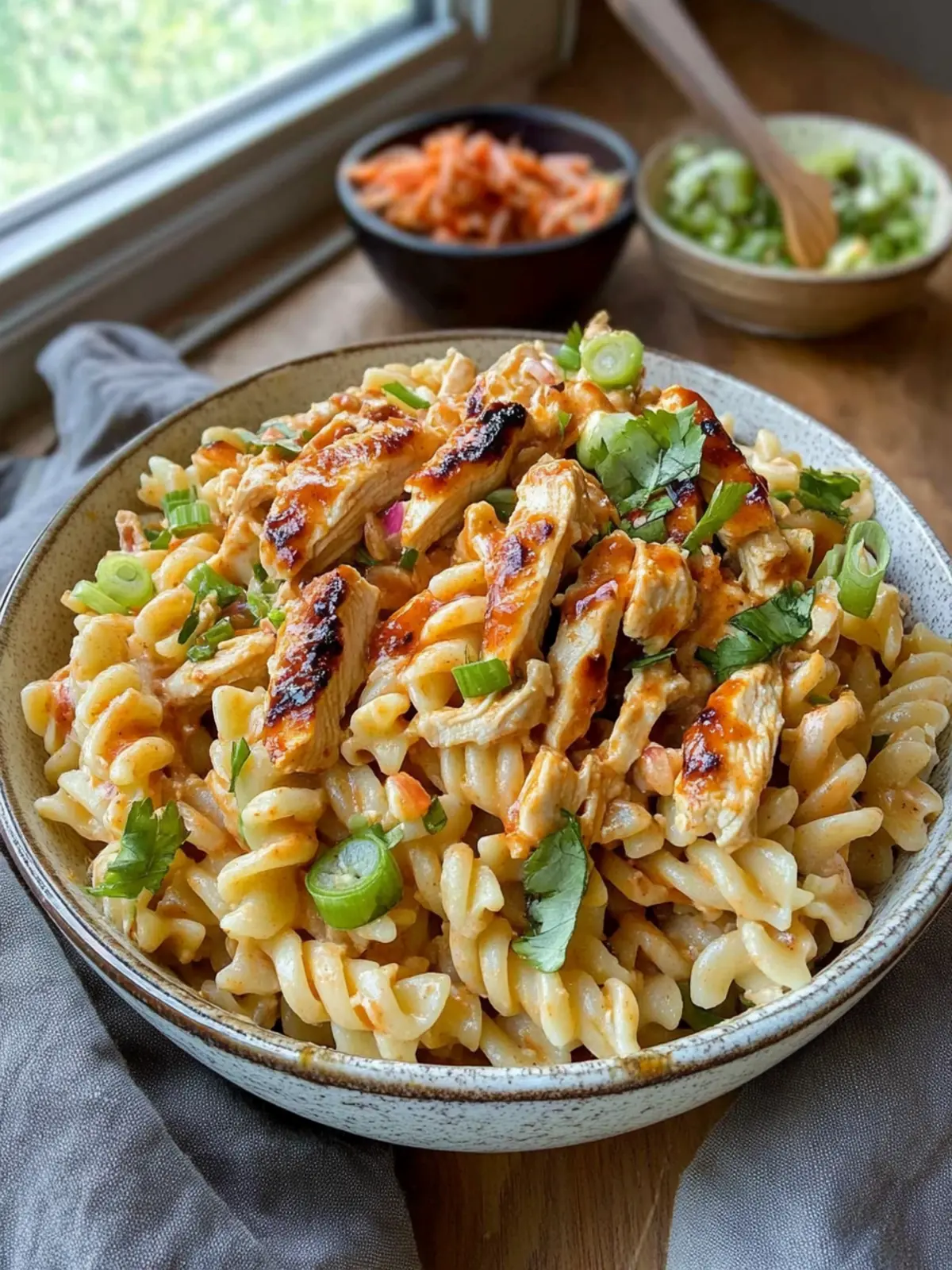 Buffalo Chicken Pasta Salad