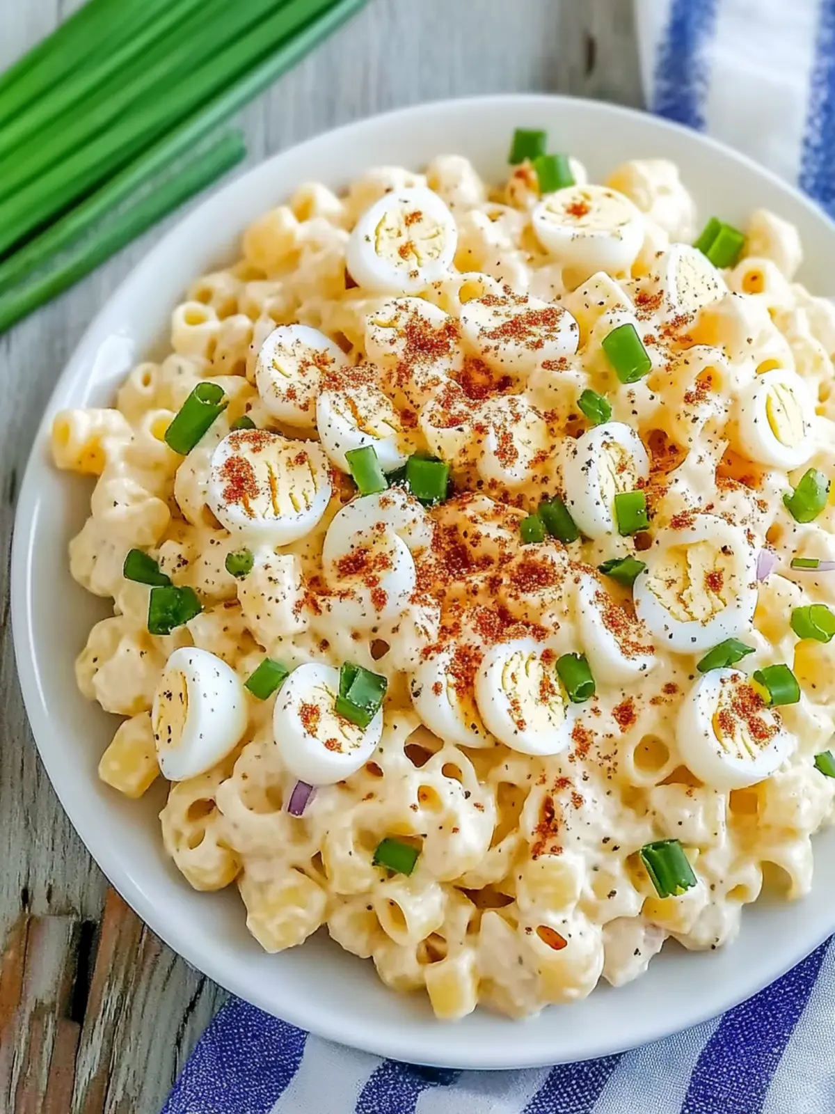 Tasty Deviled Eggs Pasta Salad