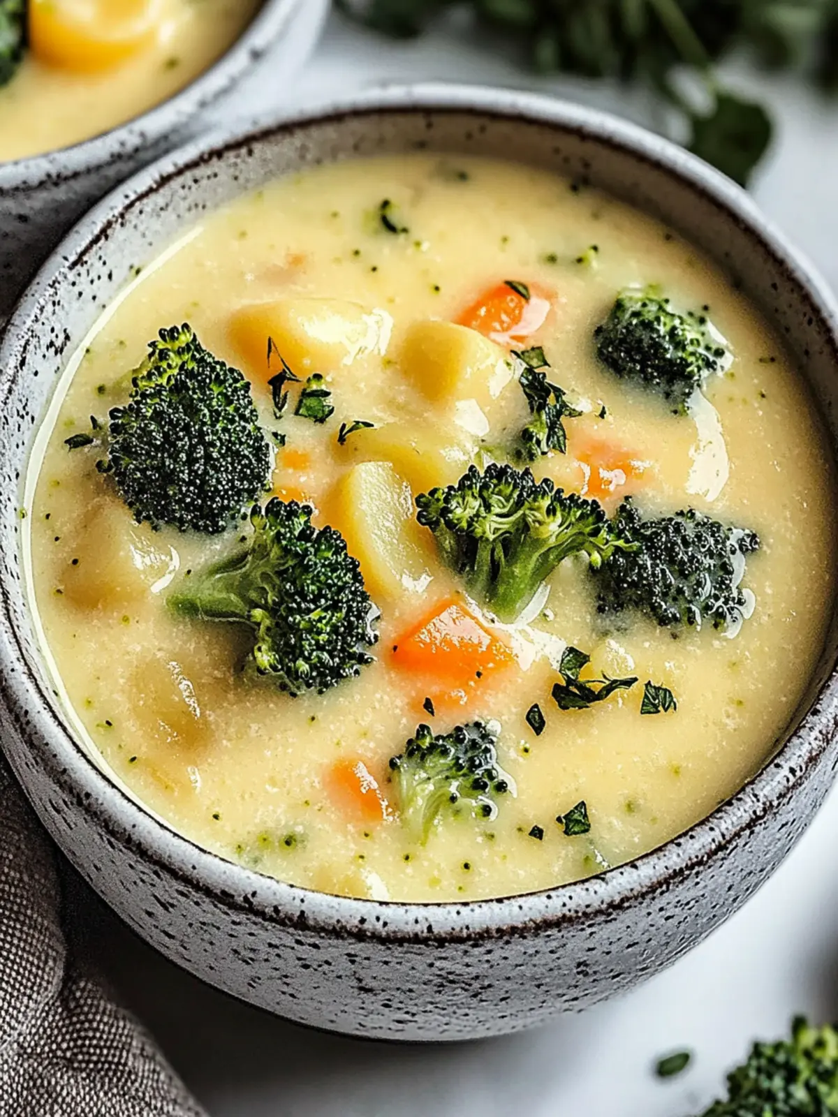 Broccoli Potato Cheese Soup
