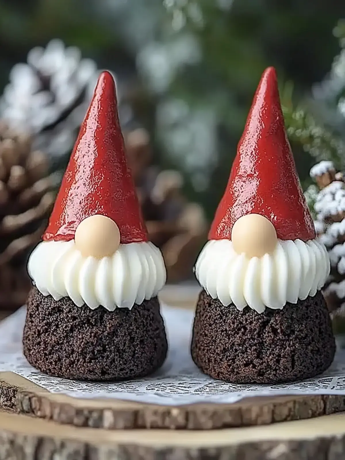 Brownie Bite Gnomes