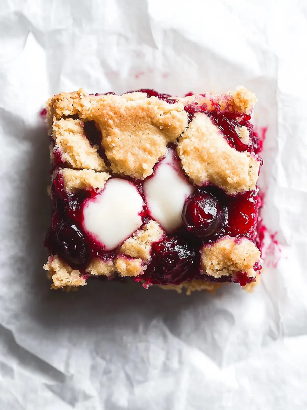 Cranberry Crumble Bars