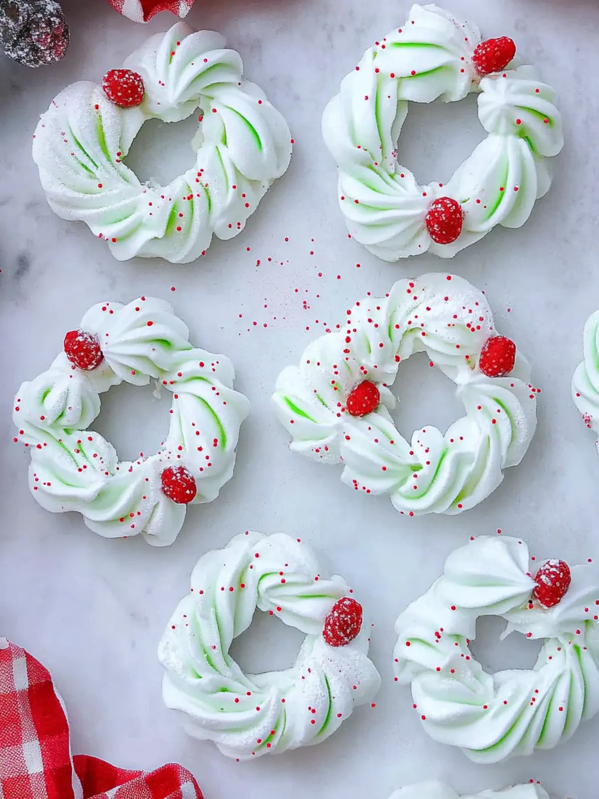 Meringue Wreath Cookies