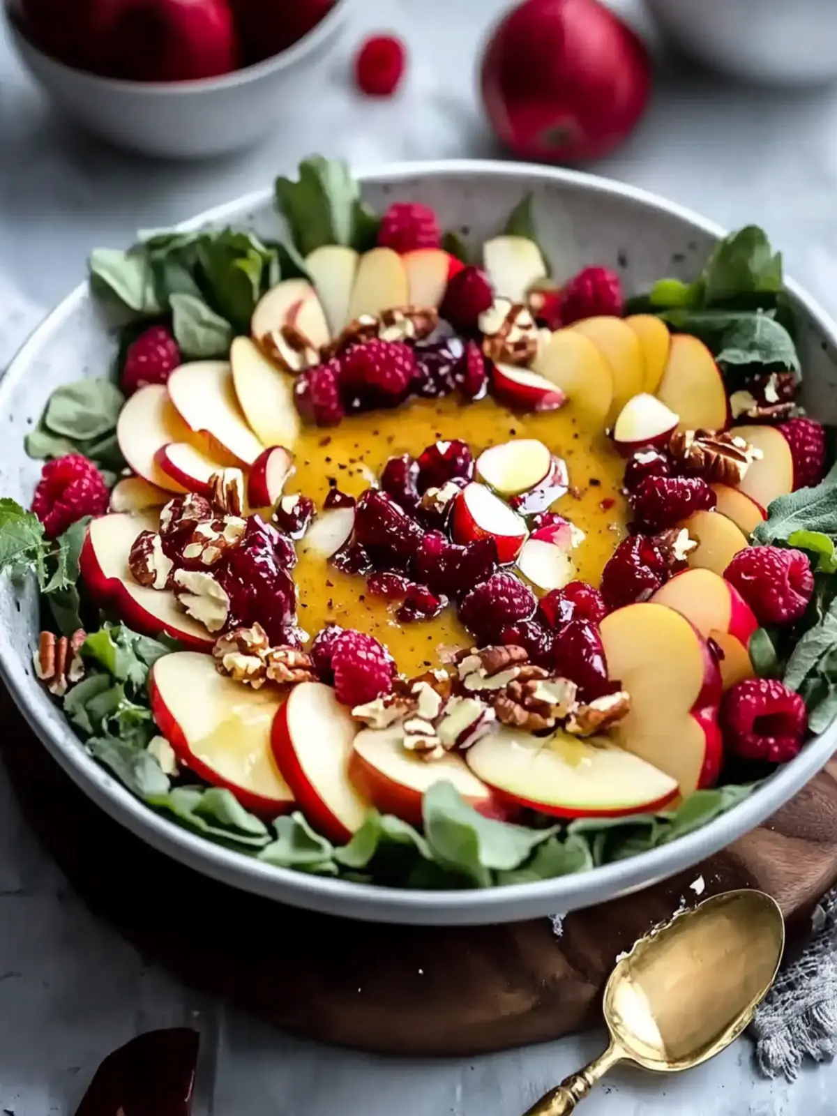 Sweet Christmas Apple Salad