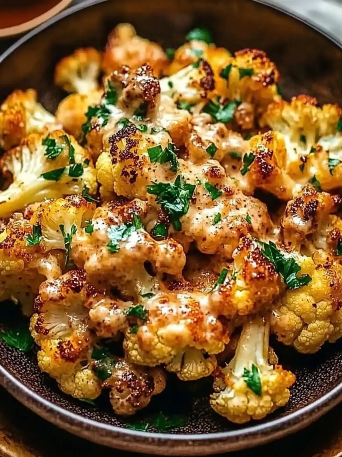 Moroccan Cauliflower with Tahini-Honey