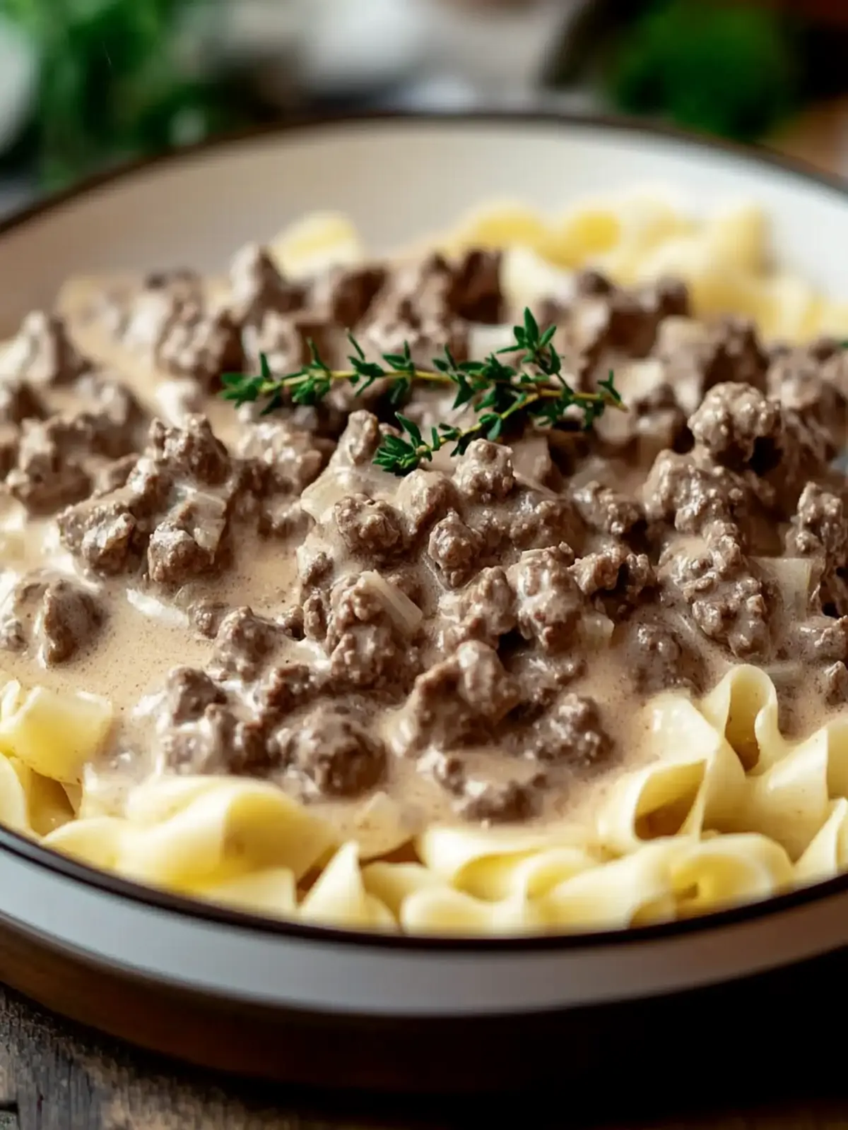 Beef Stroganoff with Ground Beef