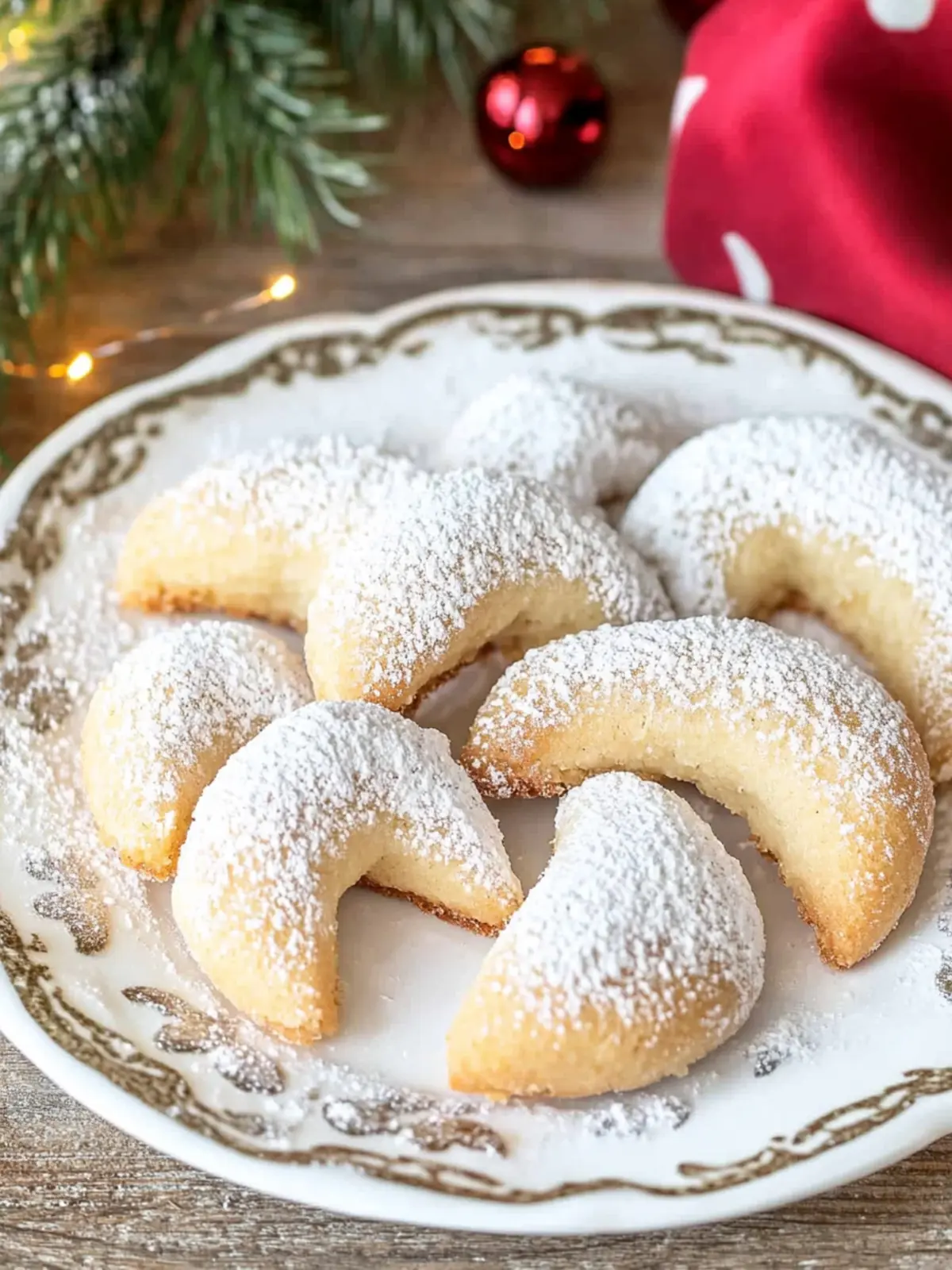 Almond Crescent Cookies