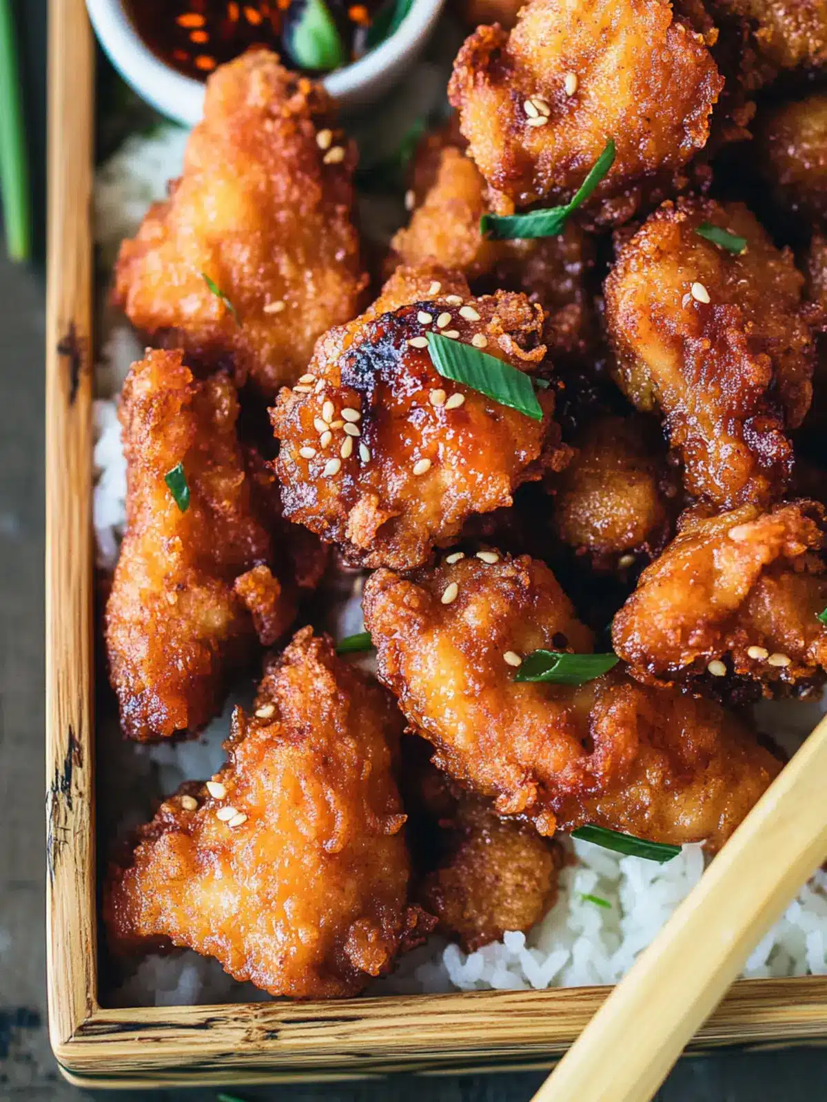 Hawaiian Fried Garlic Chicken