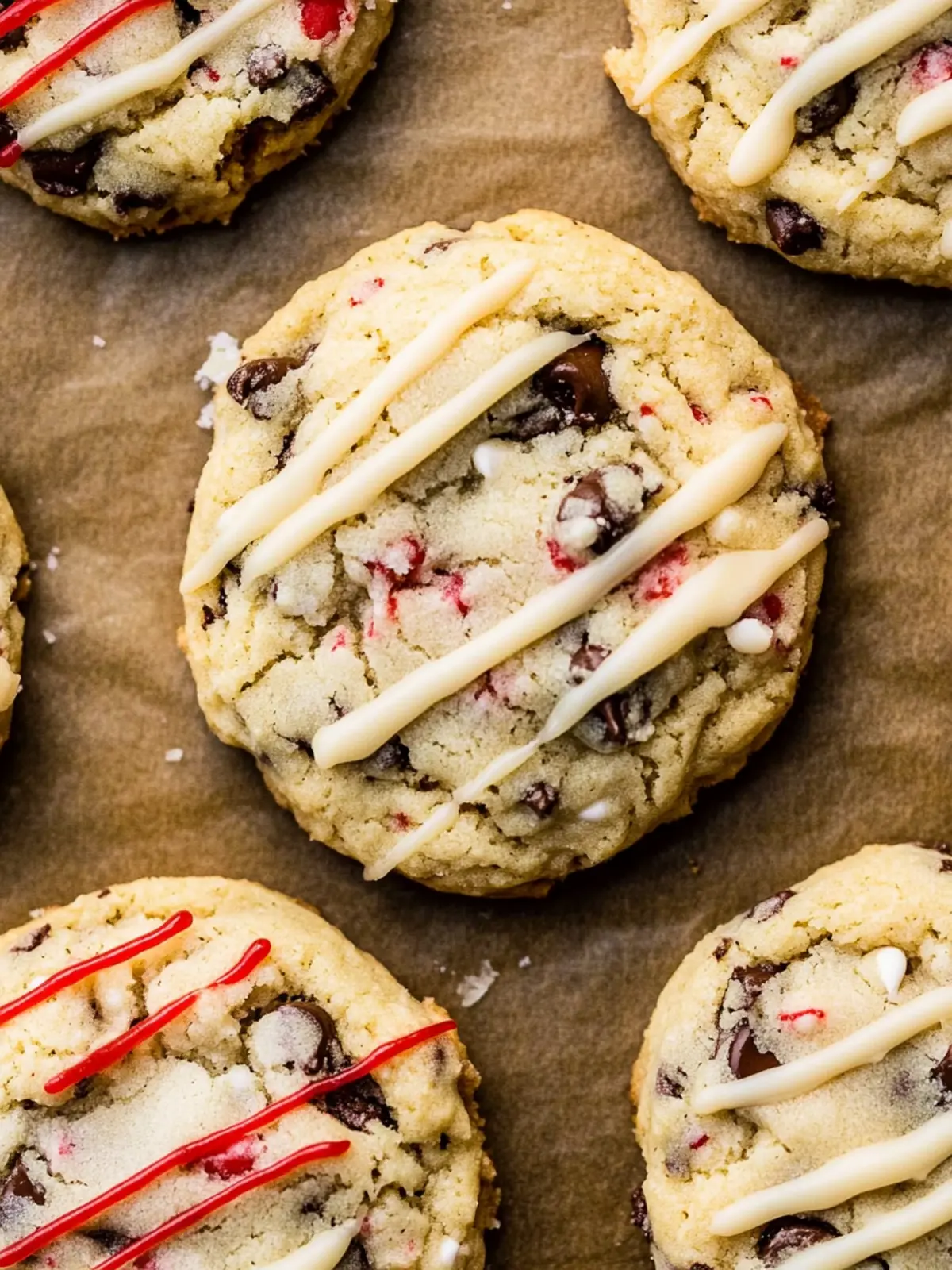 Peppermint Chocolate Chip Cookies