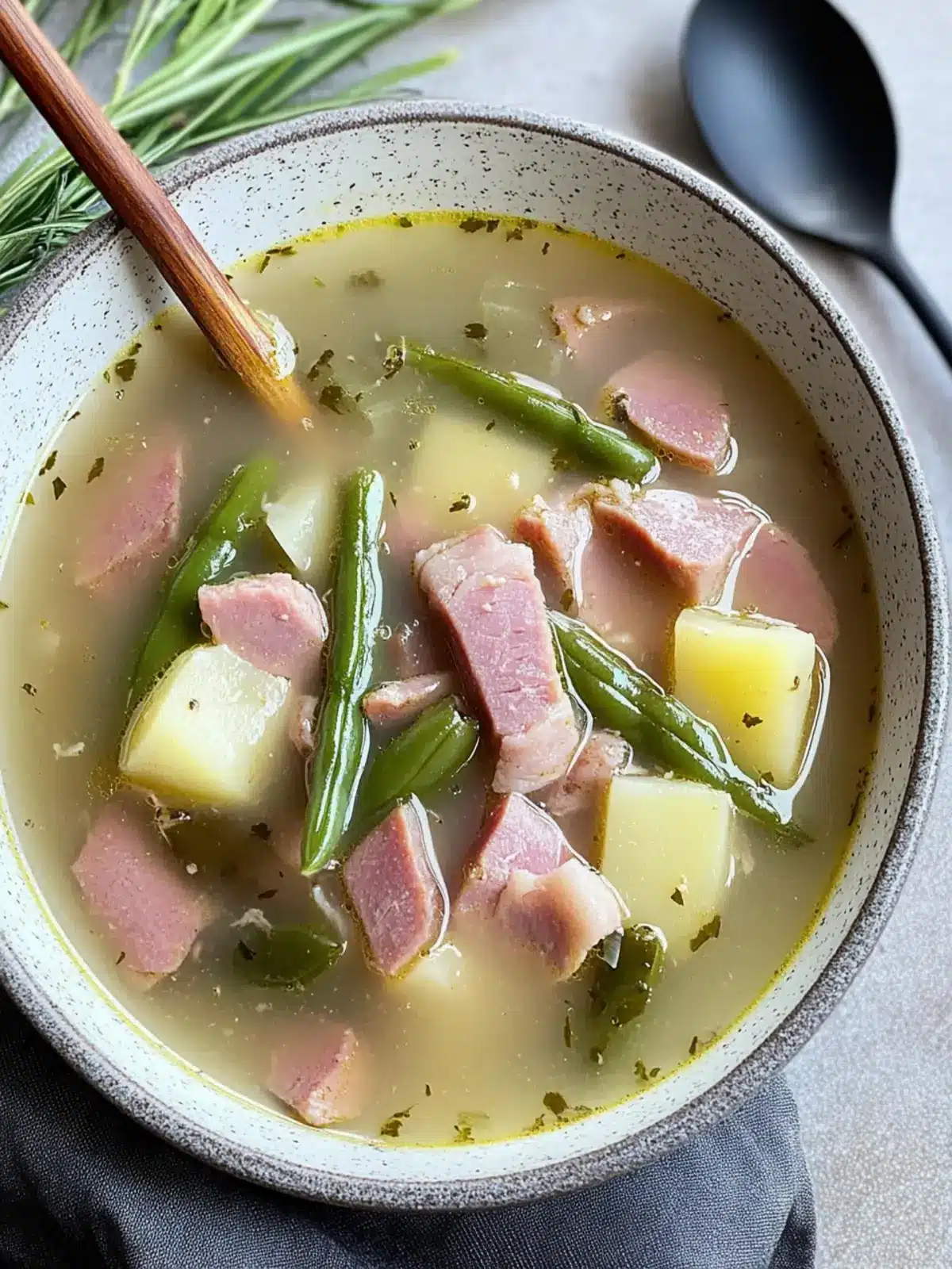 Ham and String Bean Soup