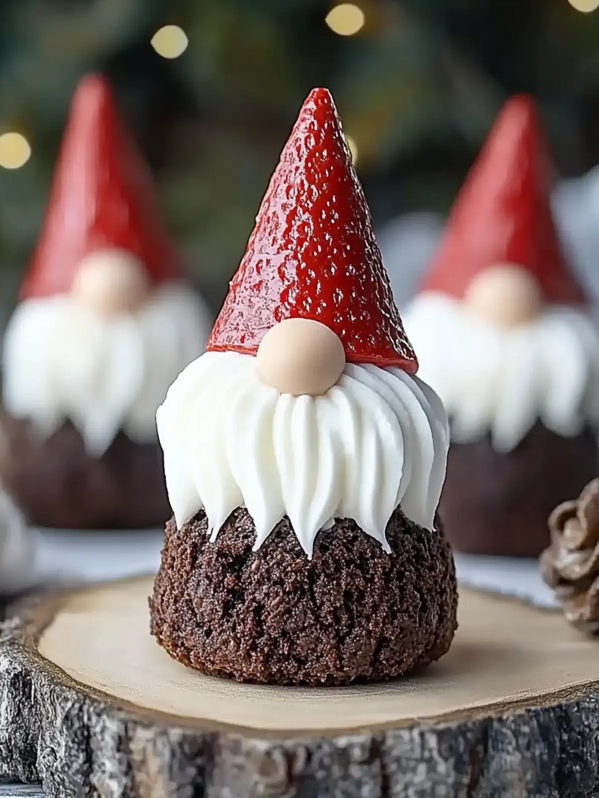 Brownie Bite Gnomes