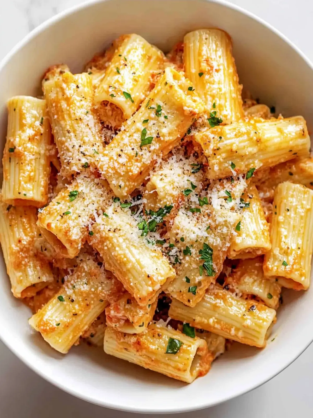 Cottage Cheese Rigatoni