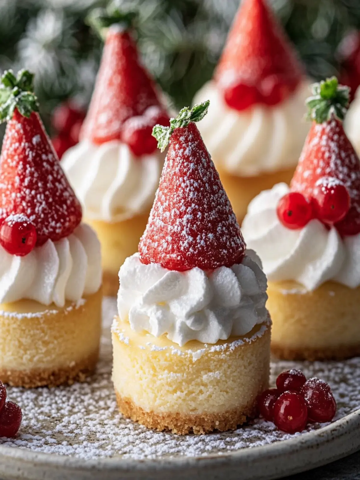 Gnome Mini Cheesecakes