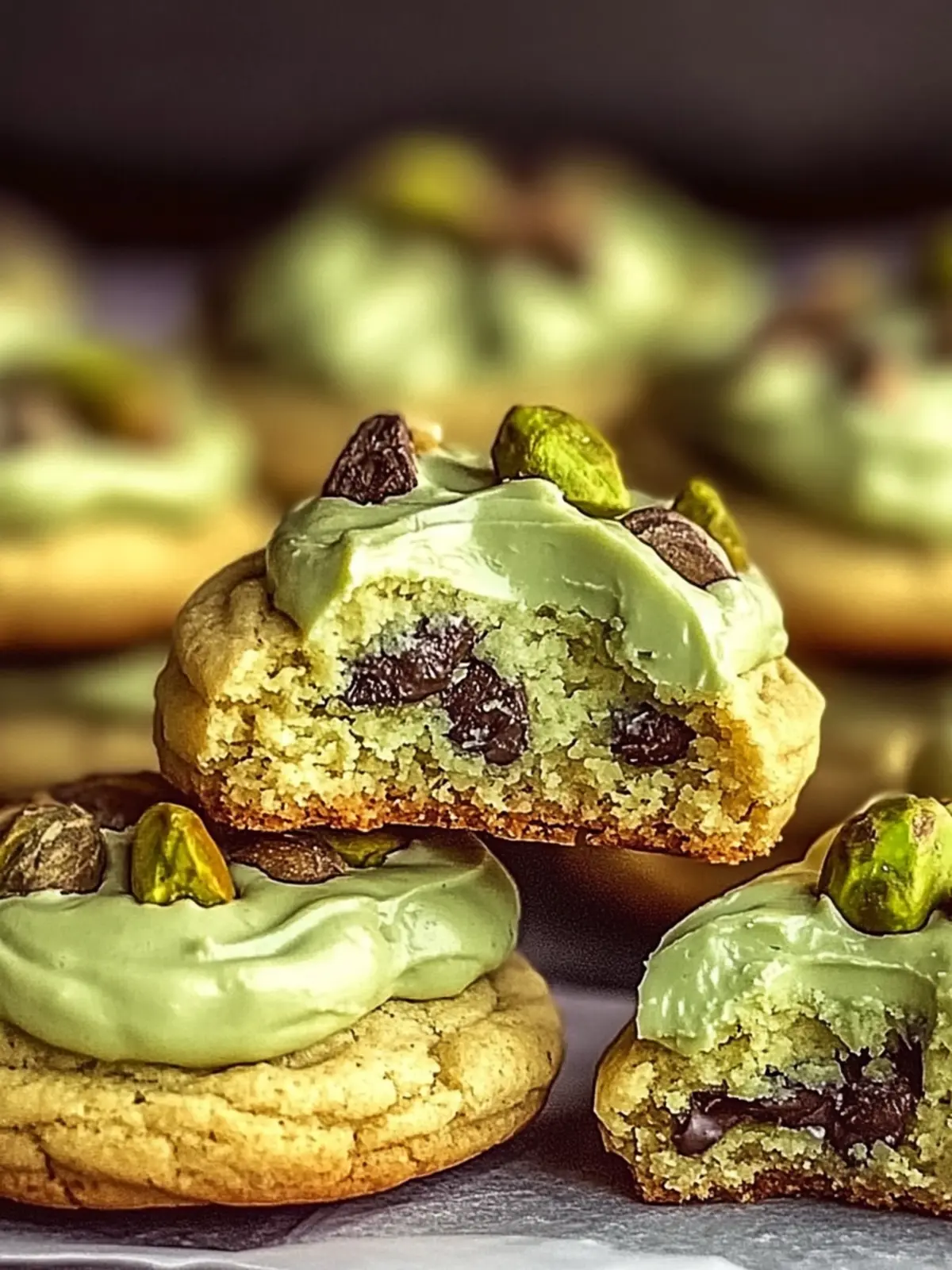 Pistachio Cream Cookies