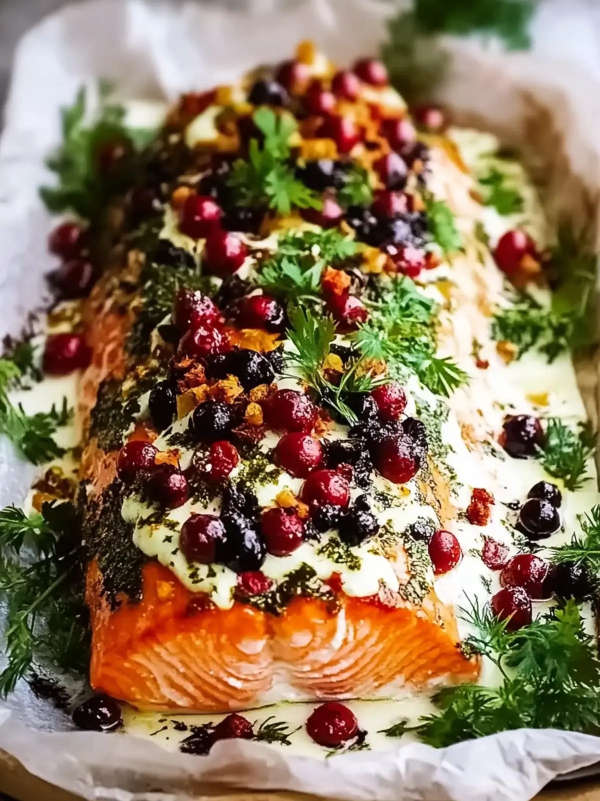 Christmas Baked Salmon