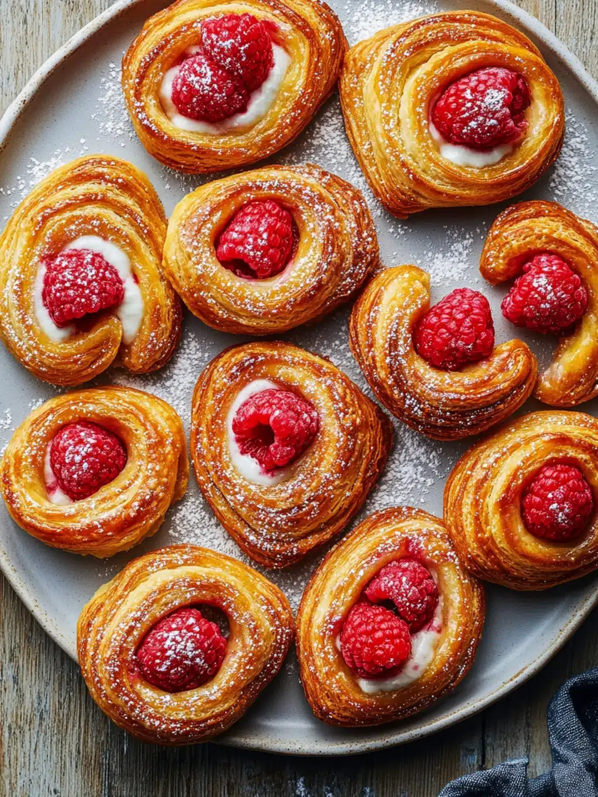Raspberry Palmiers
