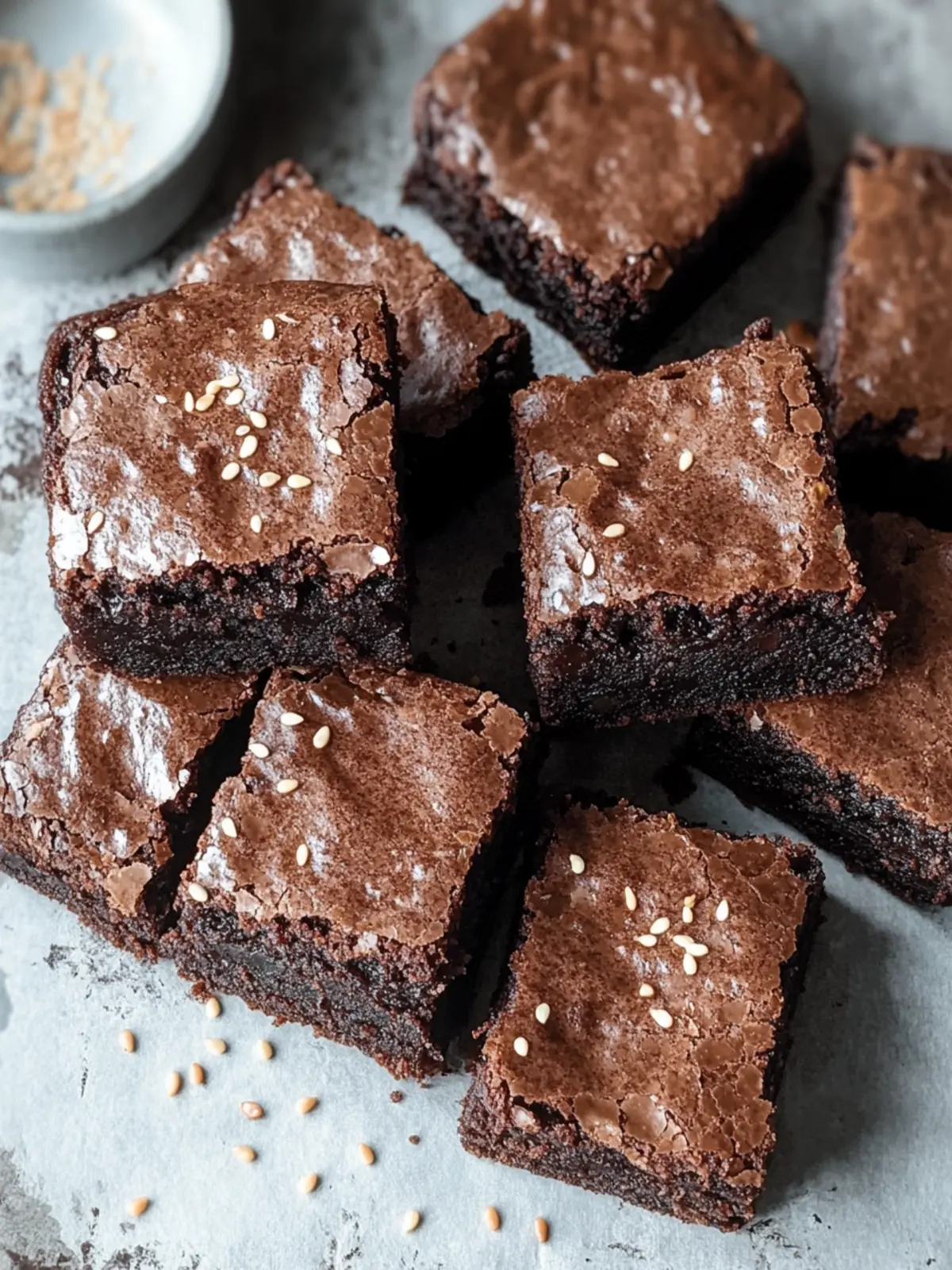 Tahini Date Brownies