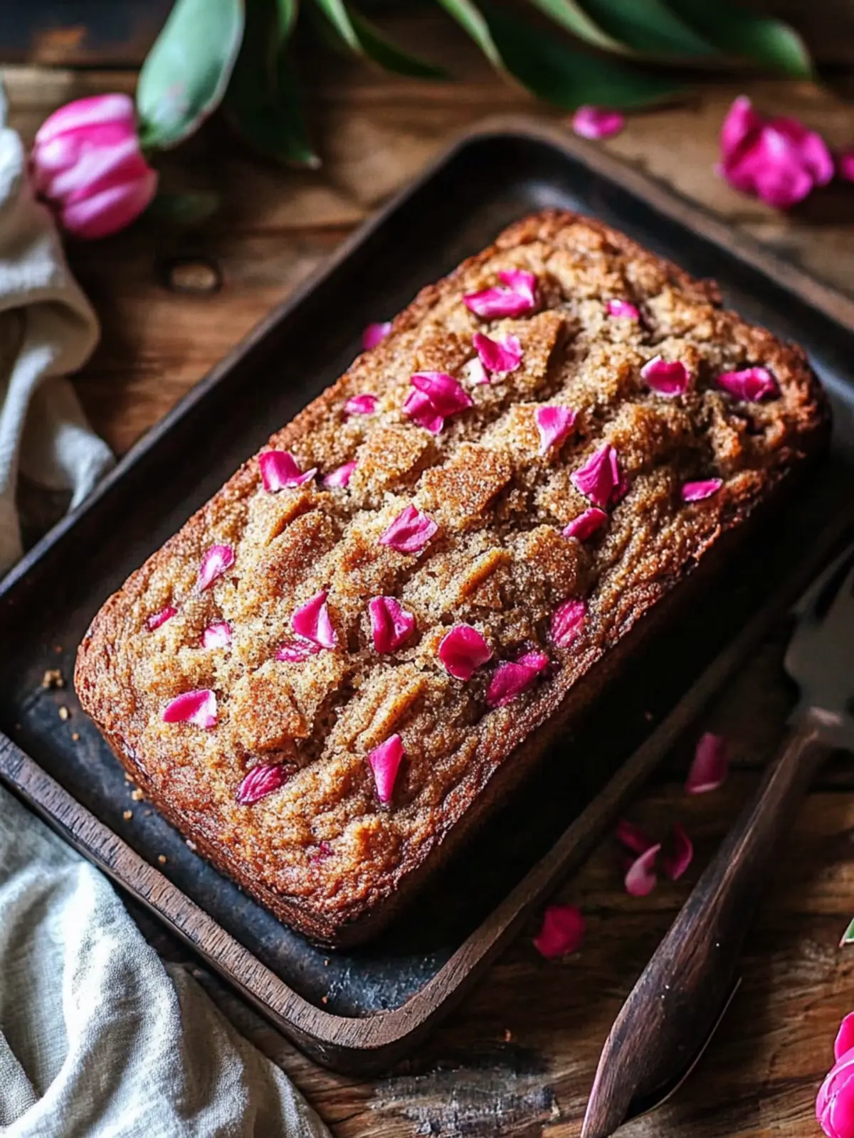 Cinnamon Rhubarb Bread