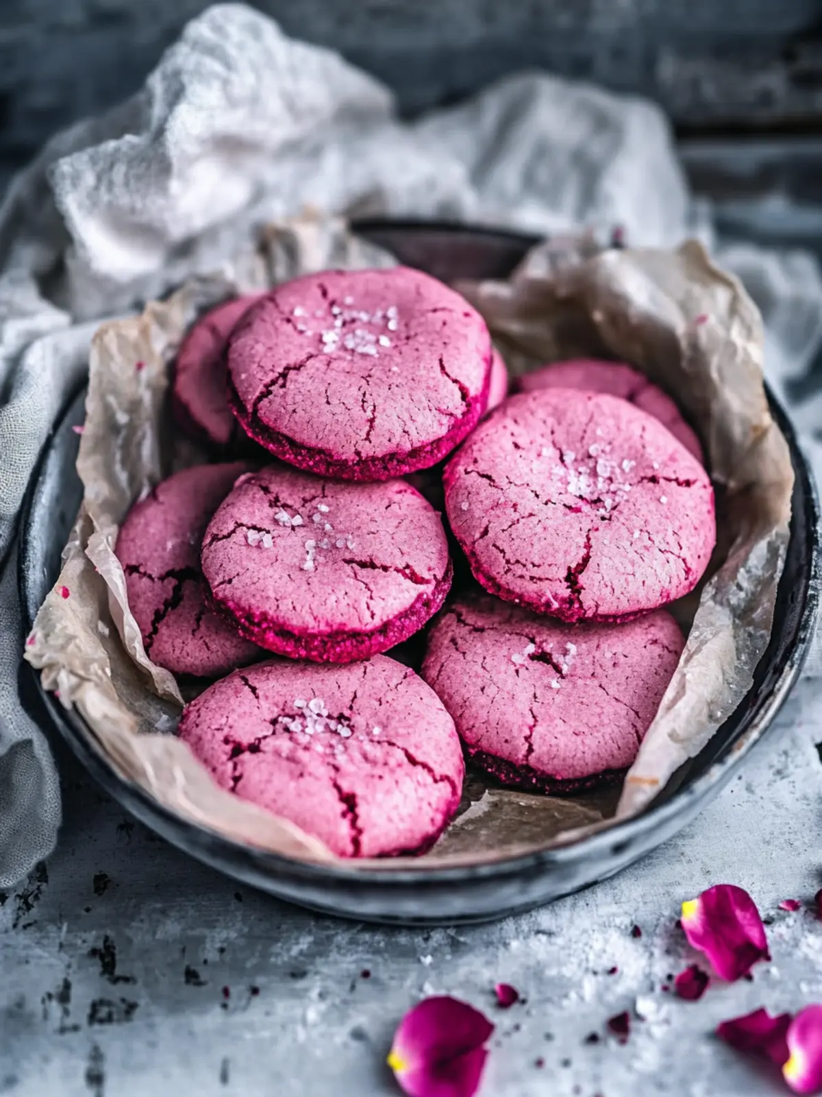 Rose & Beet Pink Cookies