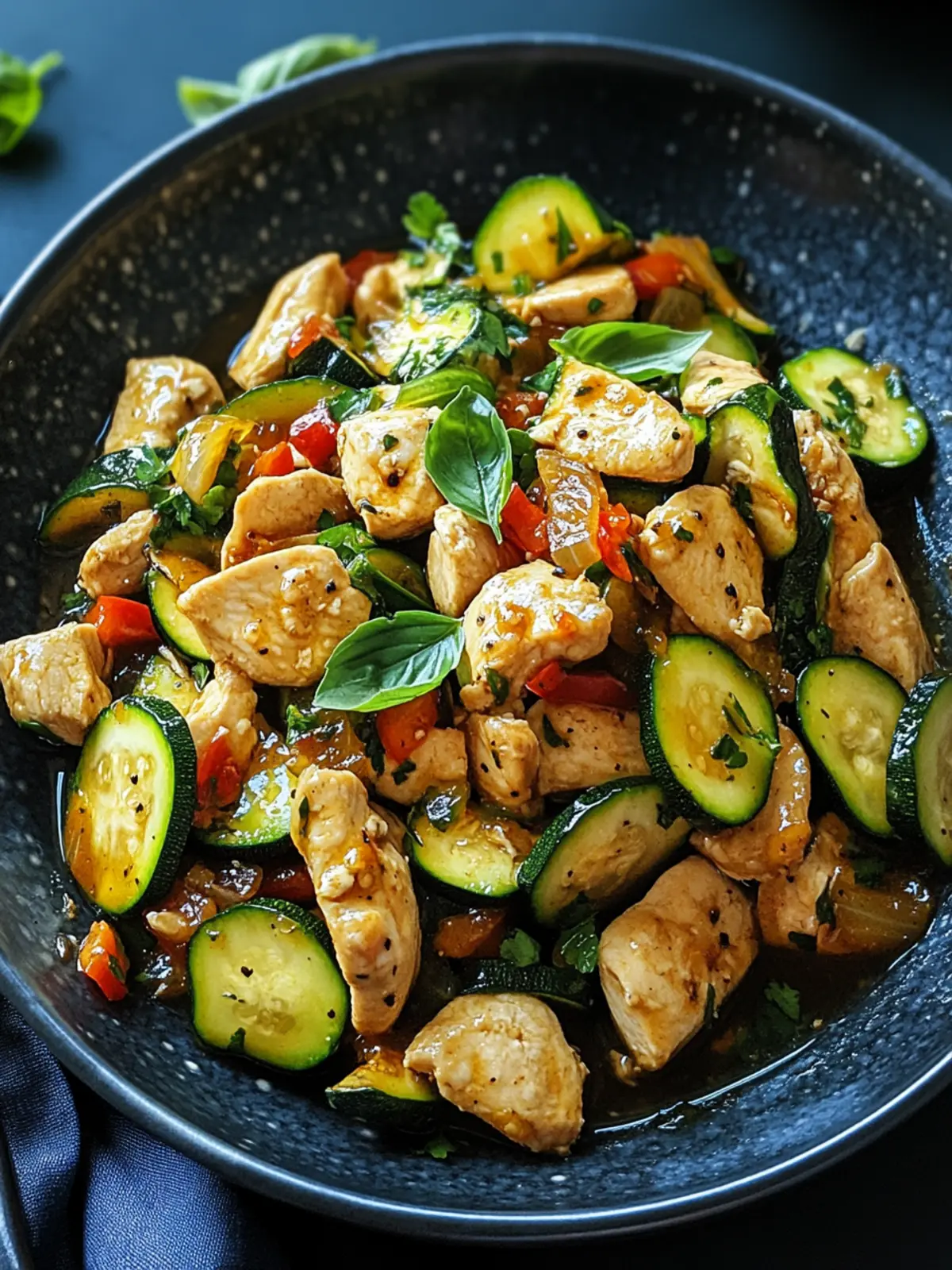 Chicken Zucchini Stir Fry