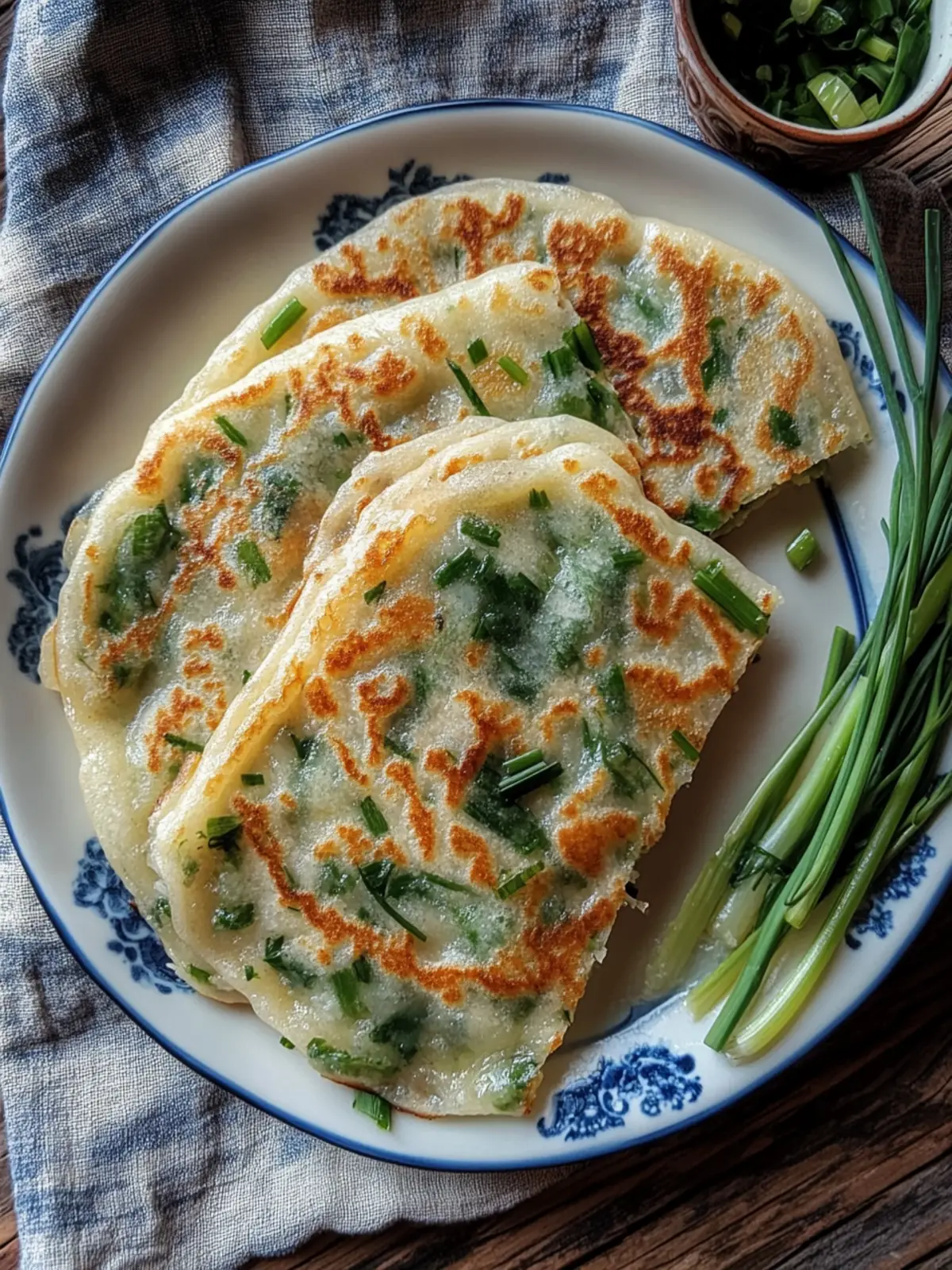 Authentic Chinese Scallion Pancakes