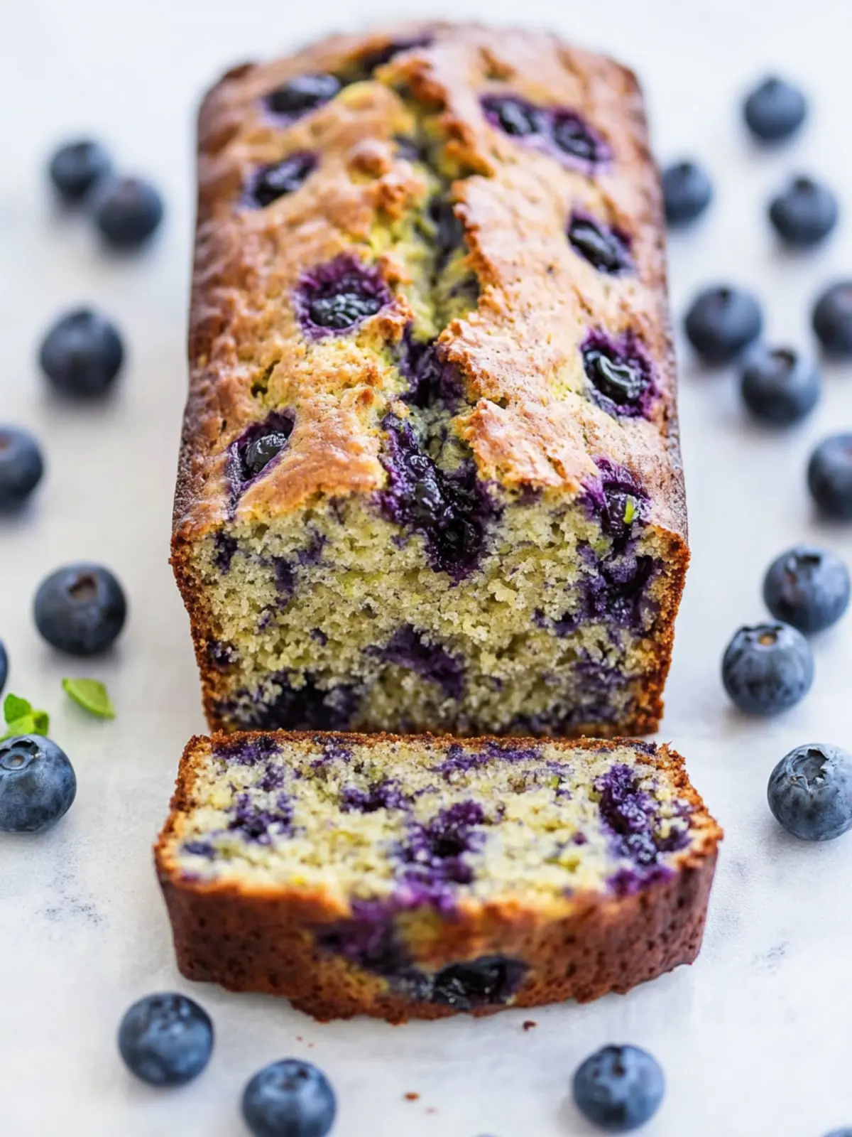 Blueberry Banana Zucchini Bread