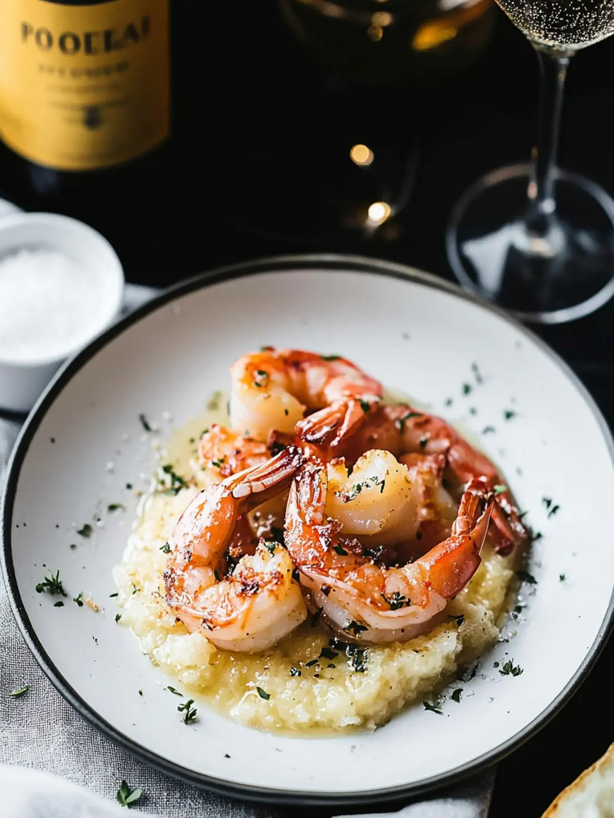 Prosecco Butter Poached Shrimp